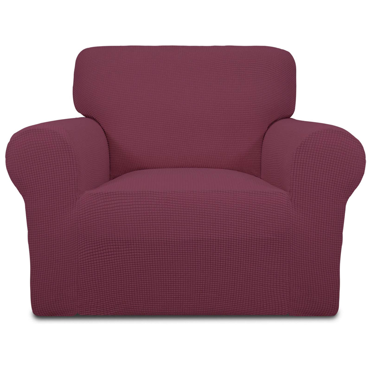 Easy-Going Stretch Loveseat Couch Covers Washable Dark Gray