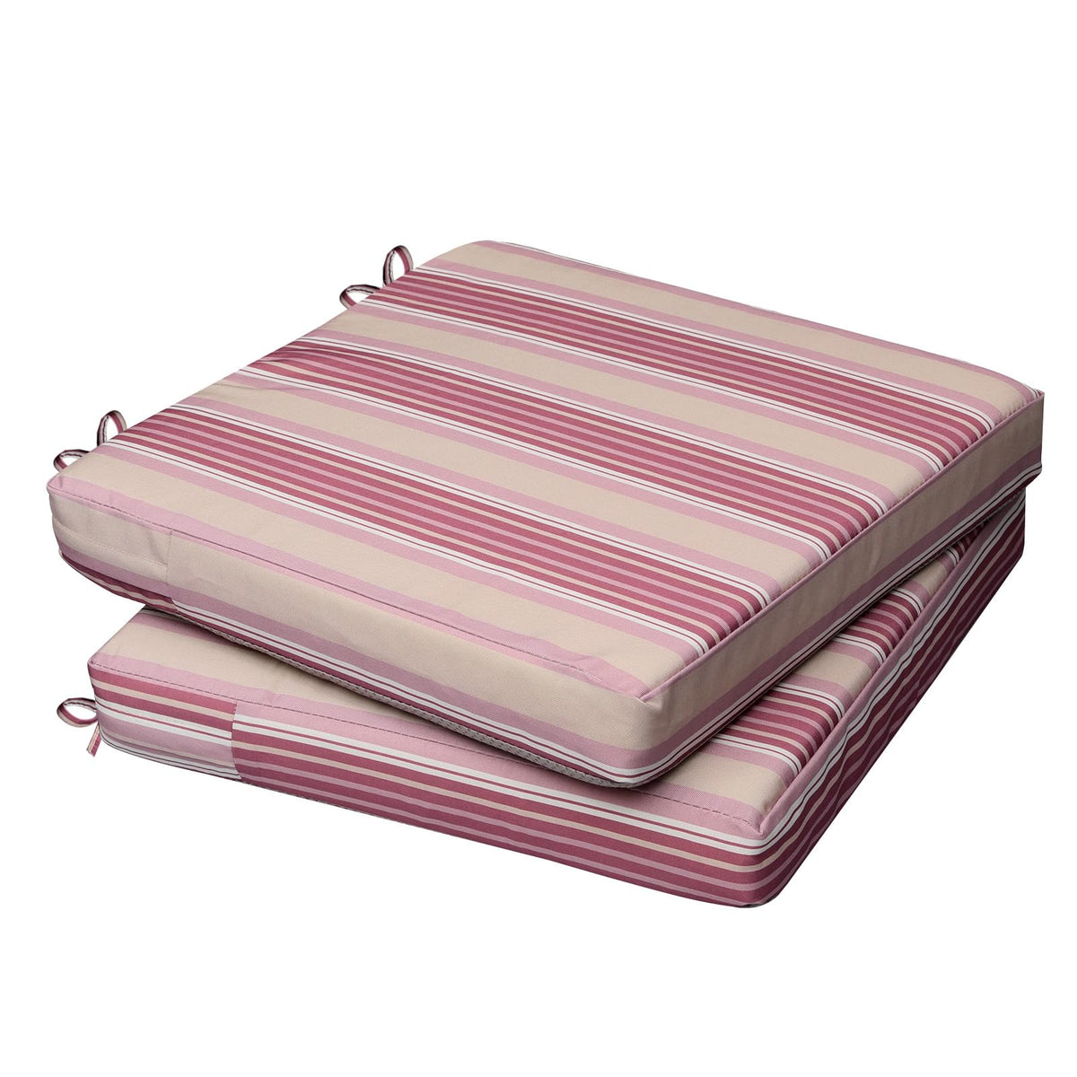 AAAAAcessories Outdoor Chair Cushions, 18 x 18 x 2 inches, Set of 2