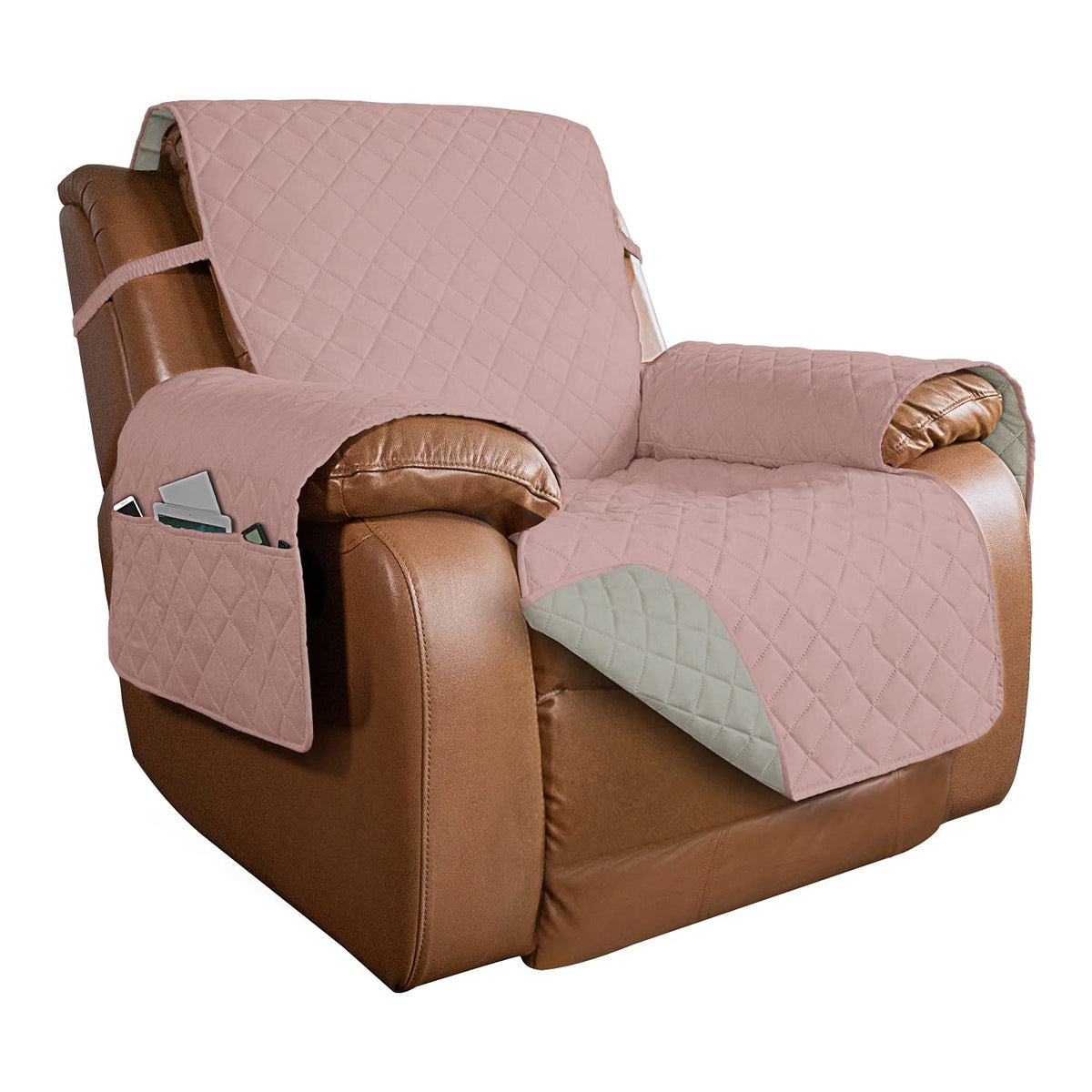 PureFit Reversible Quilted Couch Covers for Dogs Sofa Cover 4 Seater 88"