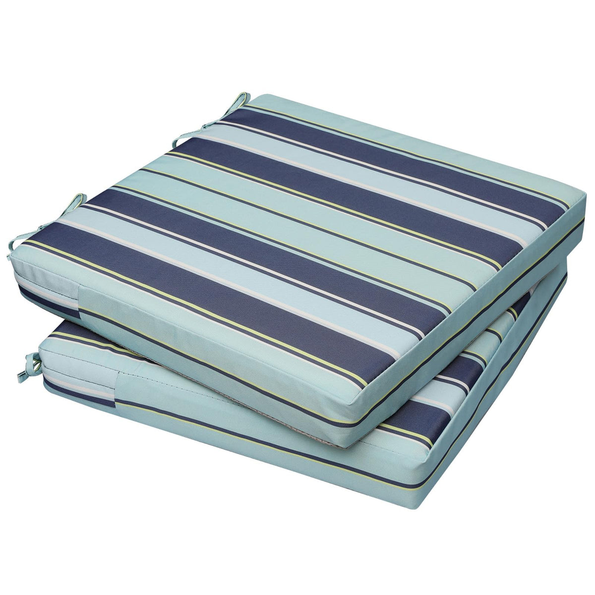AAAAAcessories Outdoor Chair Cushions, 18 x 18 x 2 inches, Set of 2