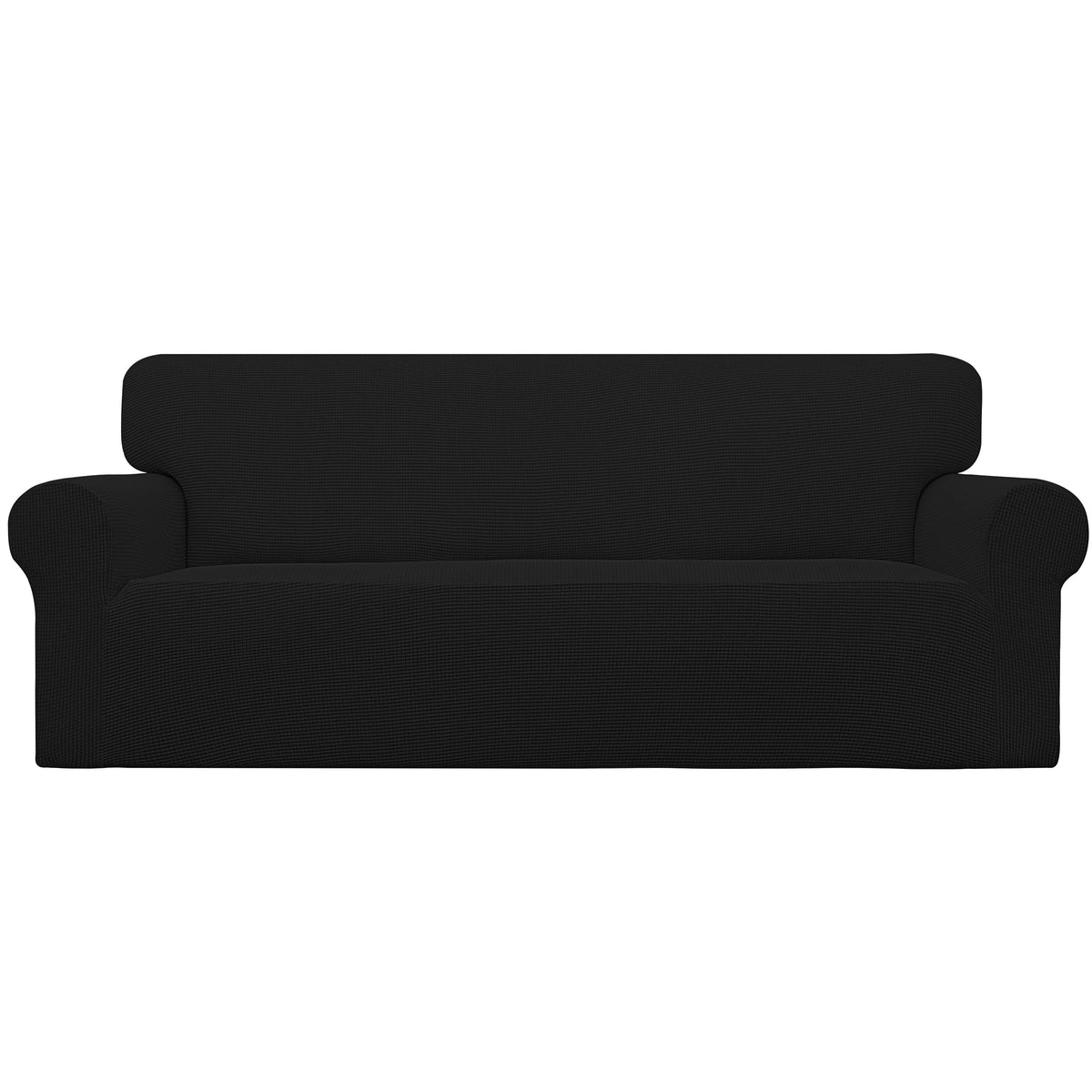 Easy-Going Stretch Couch Covers for Sofa Washable Large Dark Gray
