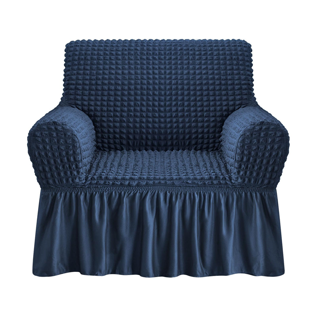 NICEEC Sofa Cover Wine Red Couch Cover Stretch Sofa Slipcovers with Skirt