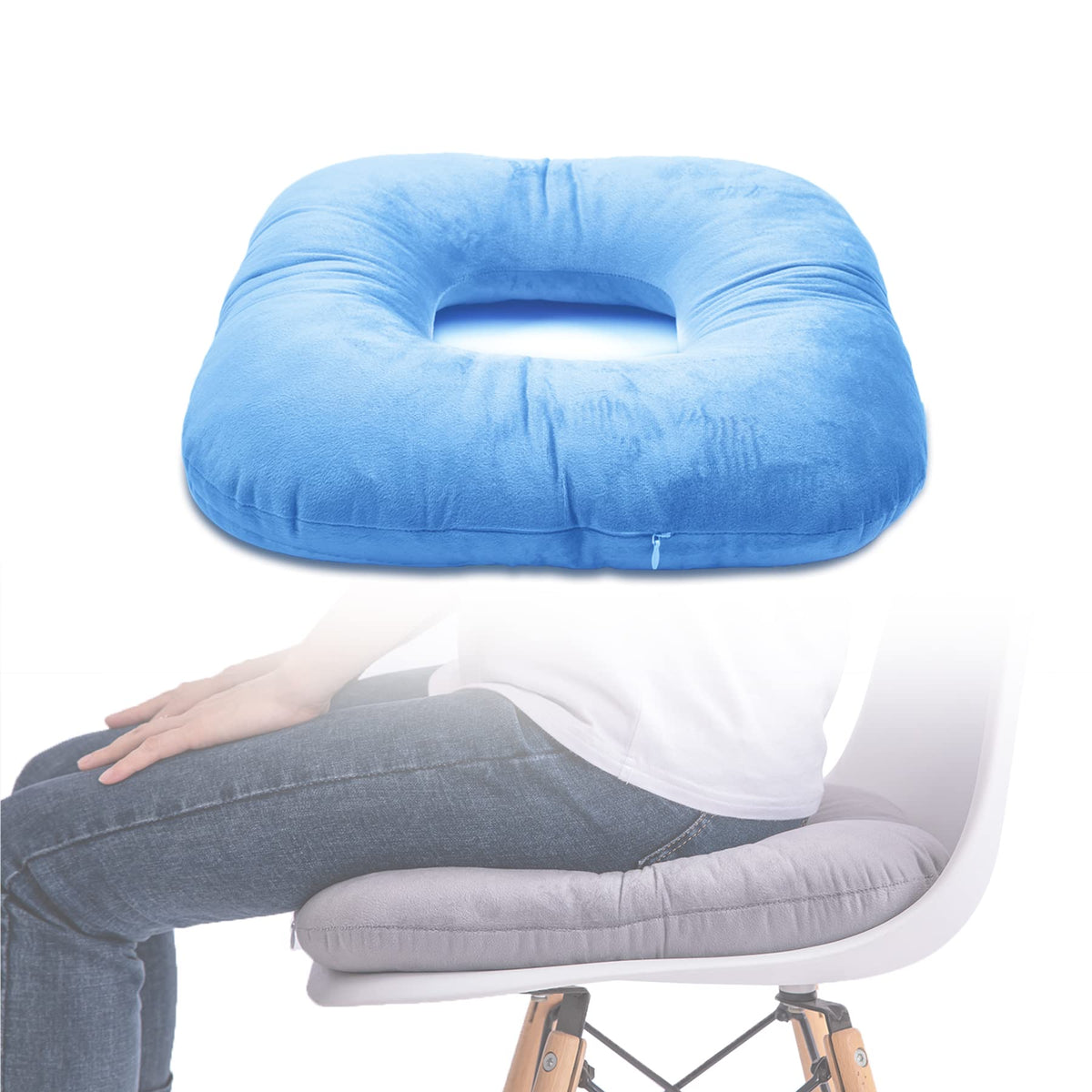 Hshbxd Donut Pillow, Tailbone Cushion for Wheelchair, Office and Travel