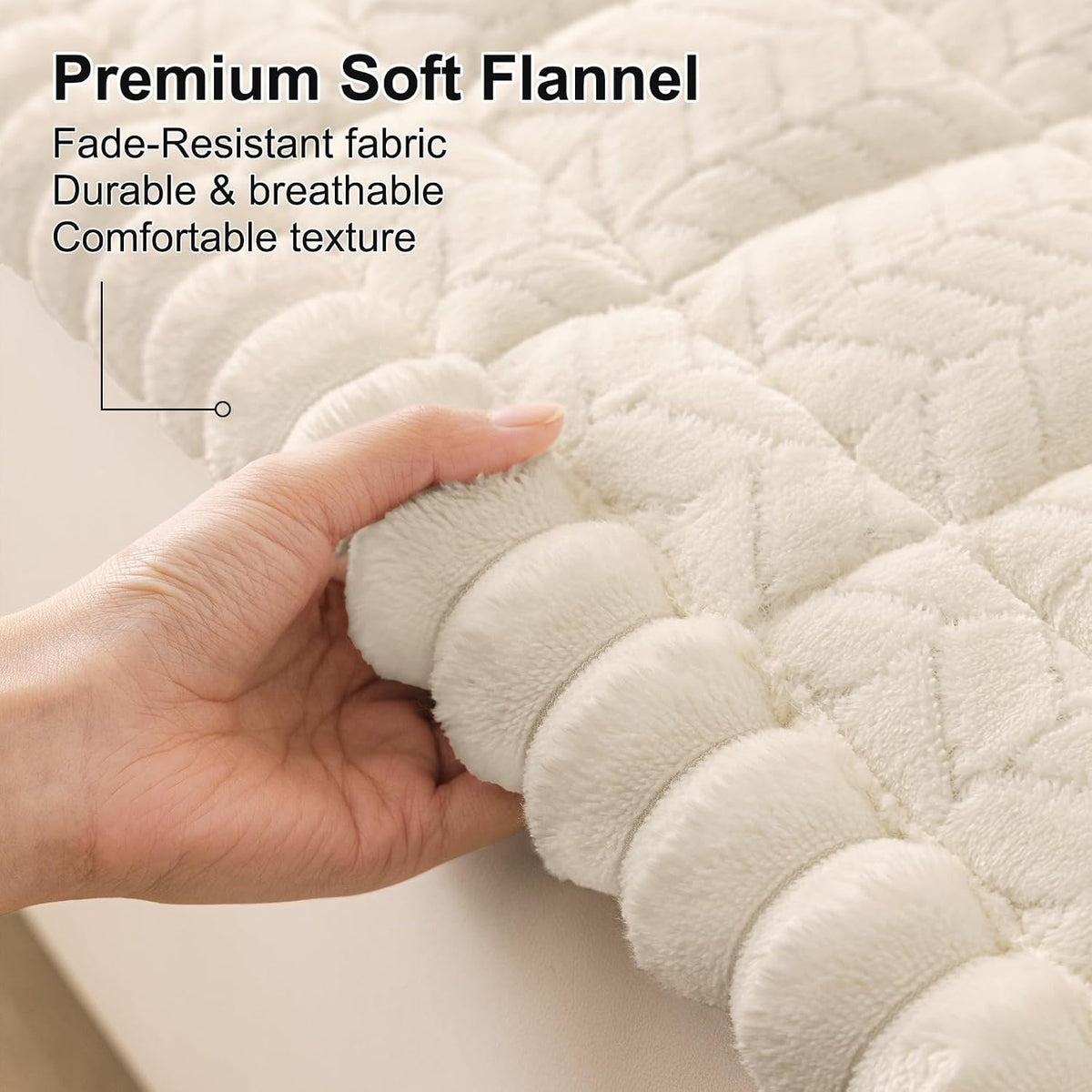 Smiry Couch Cover for Dogs, Non Slip Fuzzy Pet Sofa Covers Washable