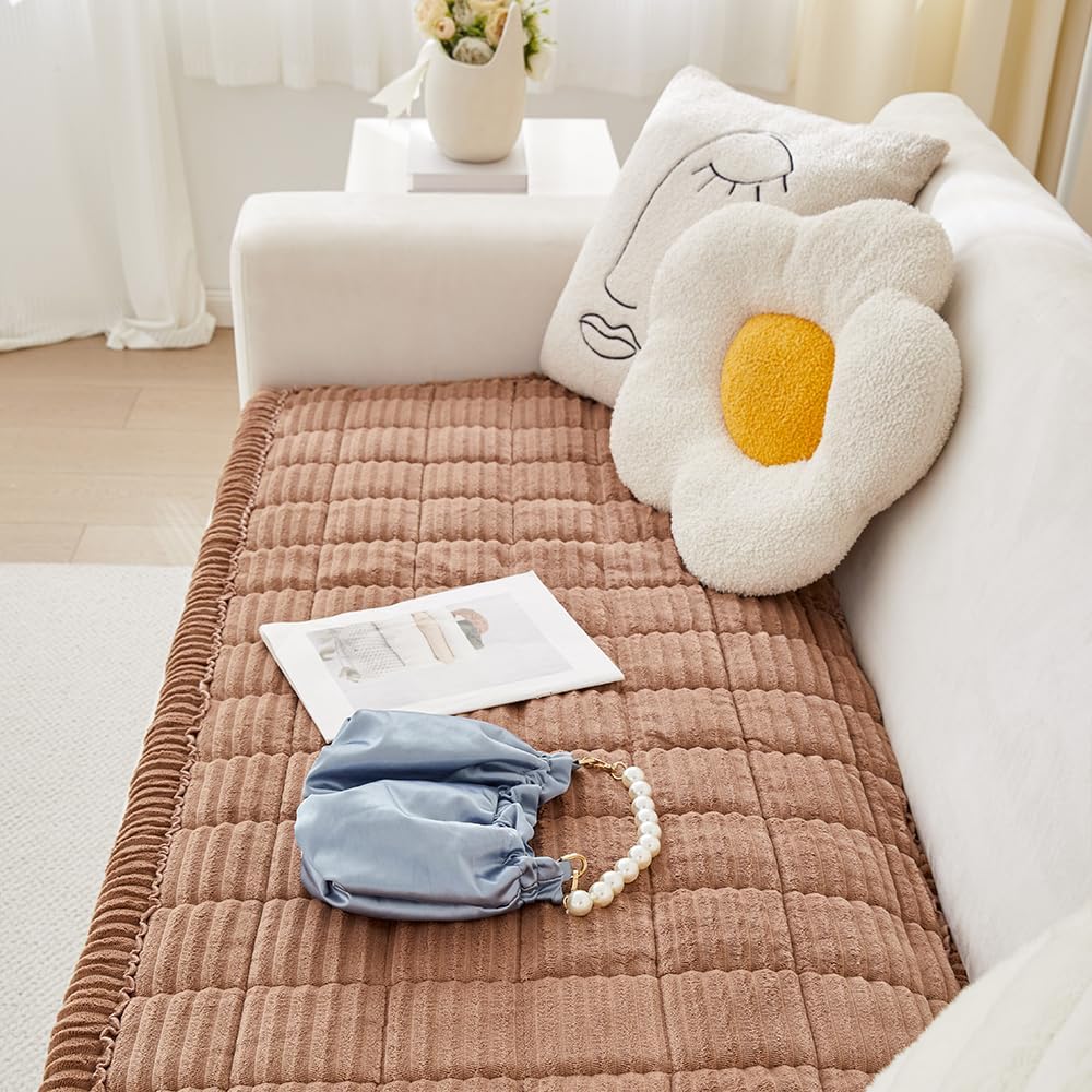 Awjcsv Couch Covers for Dogs Washable, Non Slip Sofa Protector Pet Friendly