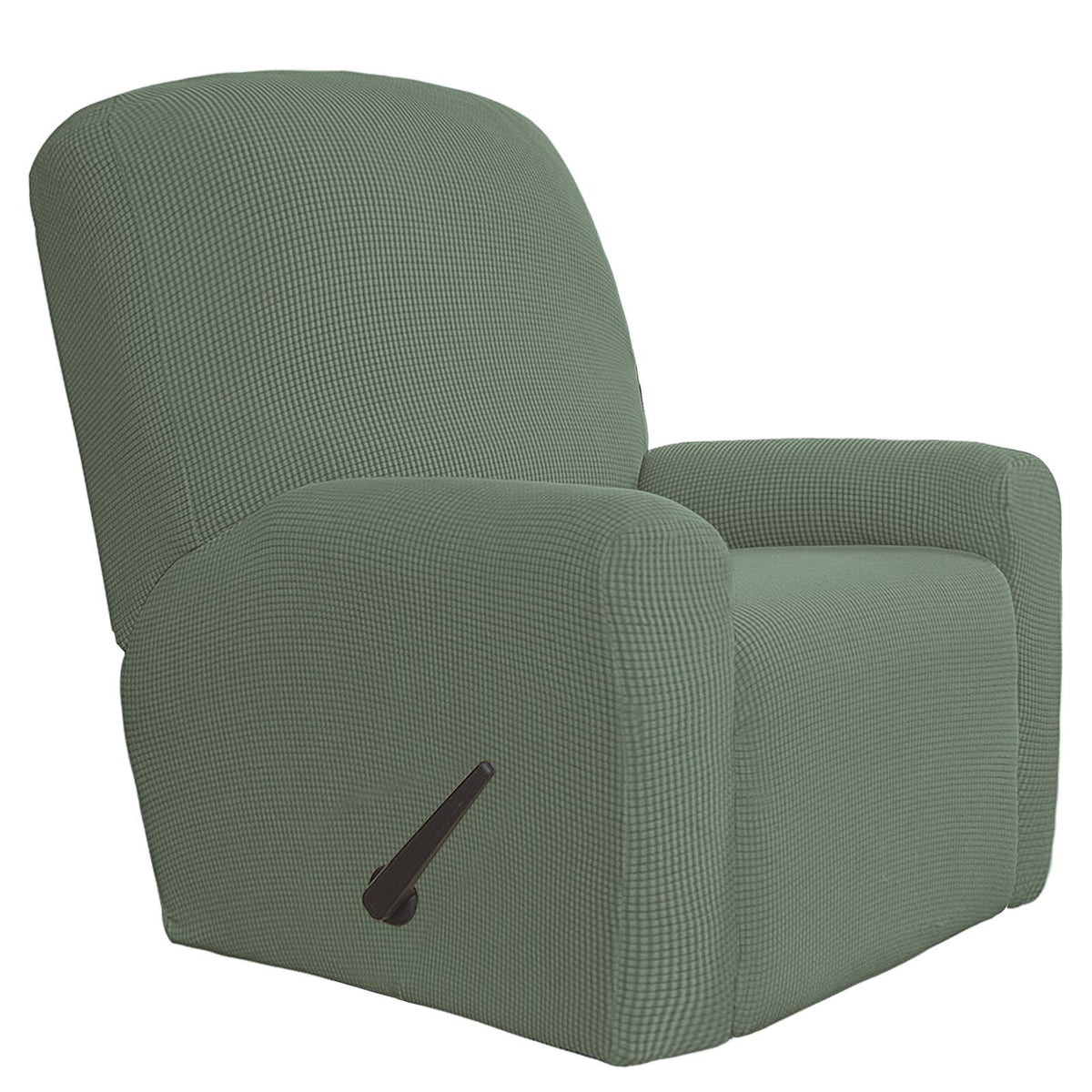 Easy-Going Stretch Recliner Chair Sofa Slipcover Washable Dark Gray