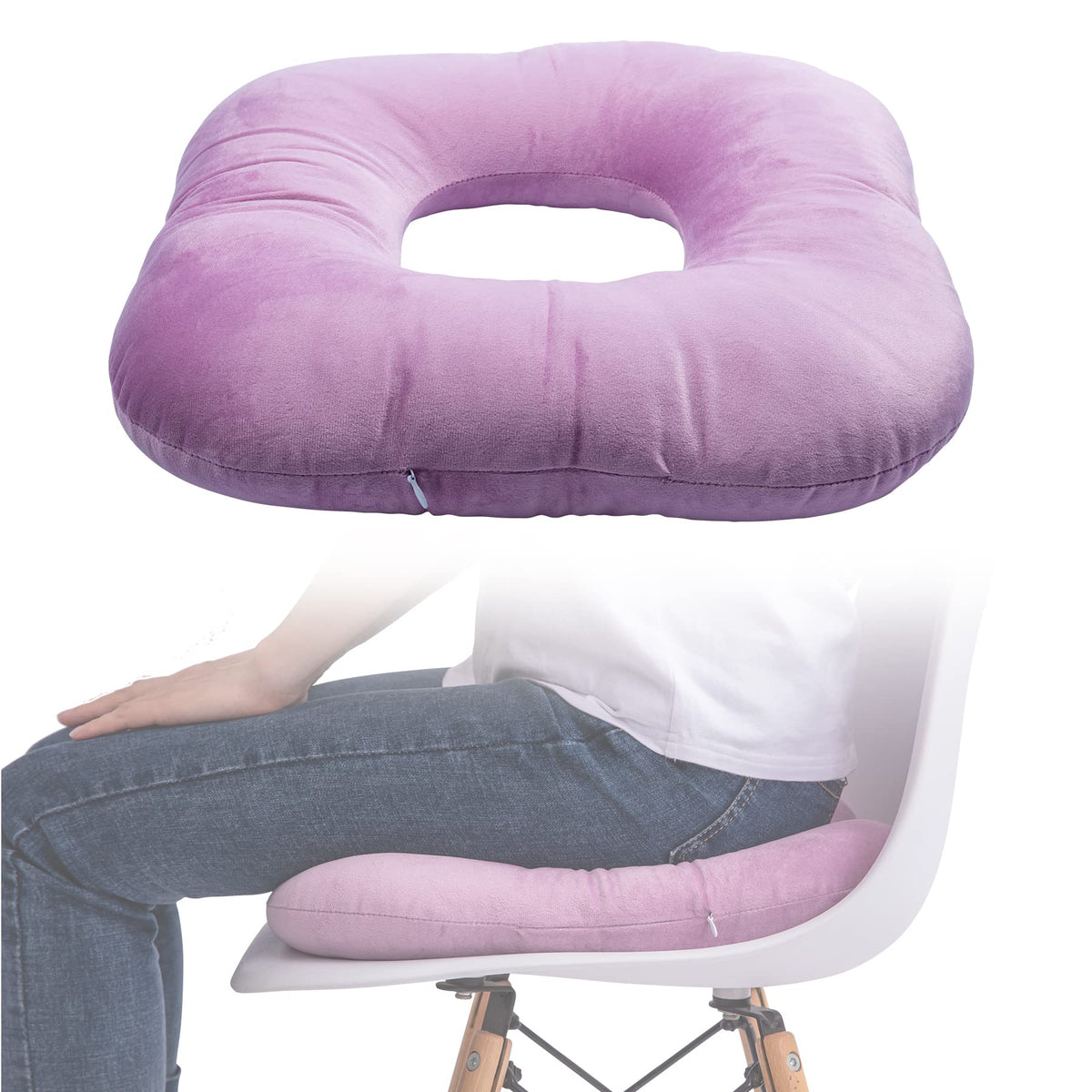 Hshbxd Donut Pillow, Tailbone Cushion for Wheelchair, Office and Travel