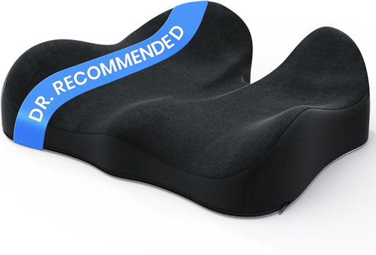 Benazcap Memory Foam Seat Cushion, Ergonomic Office Chair Pressure Relief