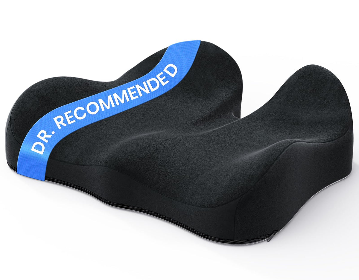 Benazcap Memory Foam Seat Cushion, Ergonomic Office Chair Pressure Relief