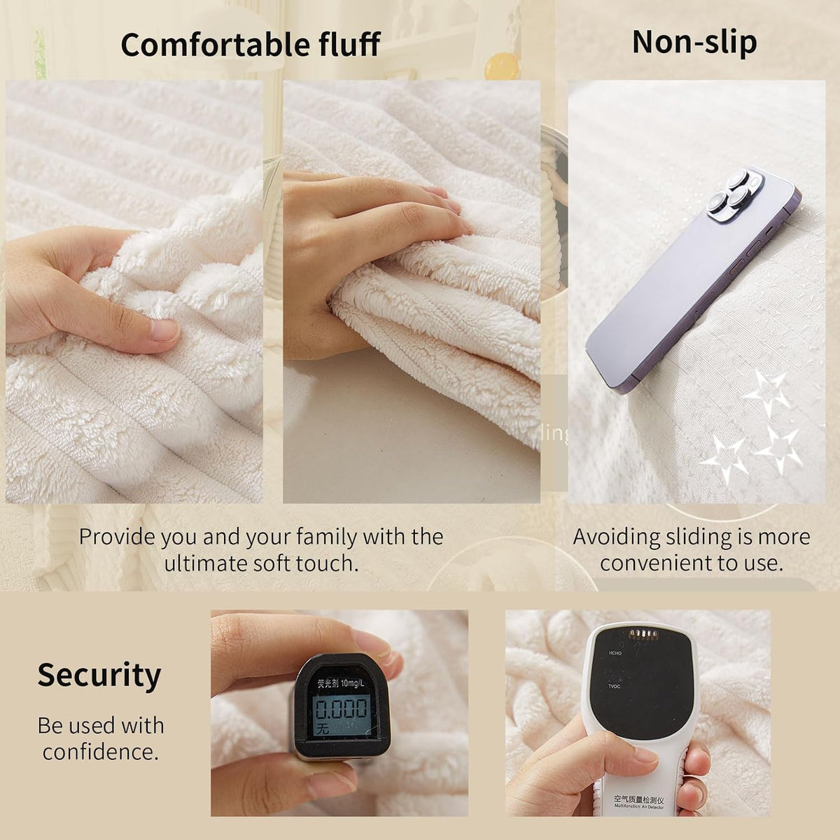 Pet-Friendly Non-Slip SofaCover,71"*118" Off White,Washable Stain Resistant