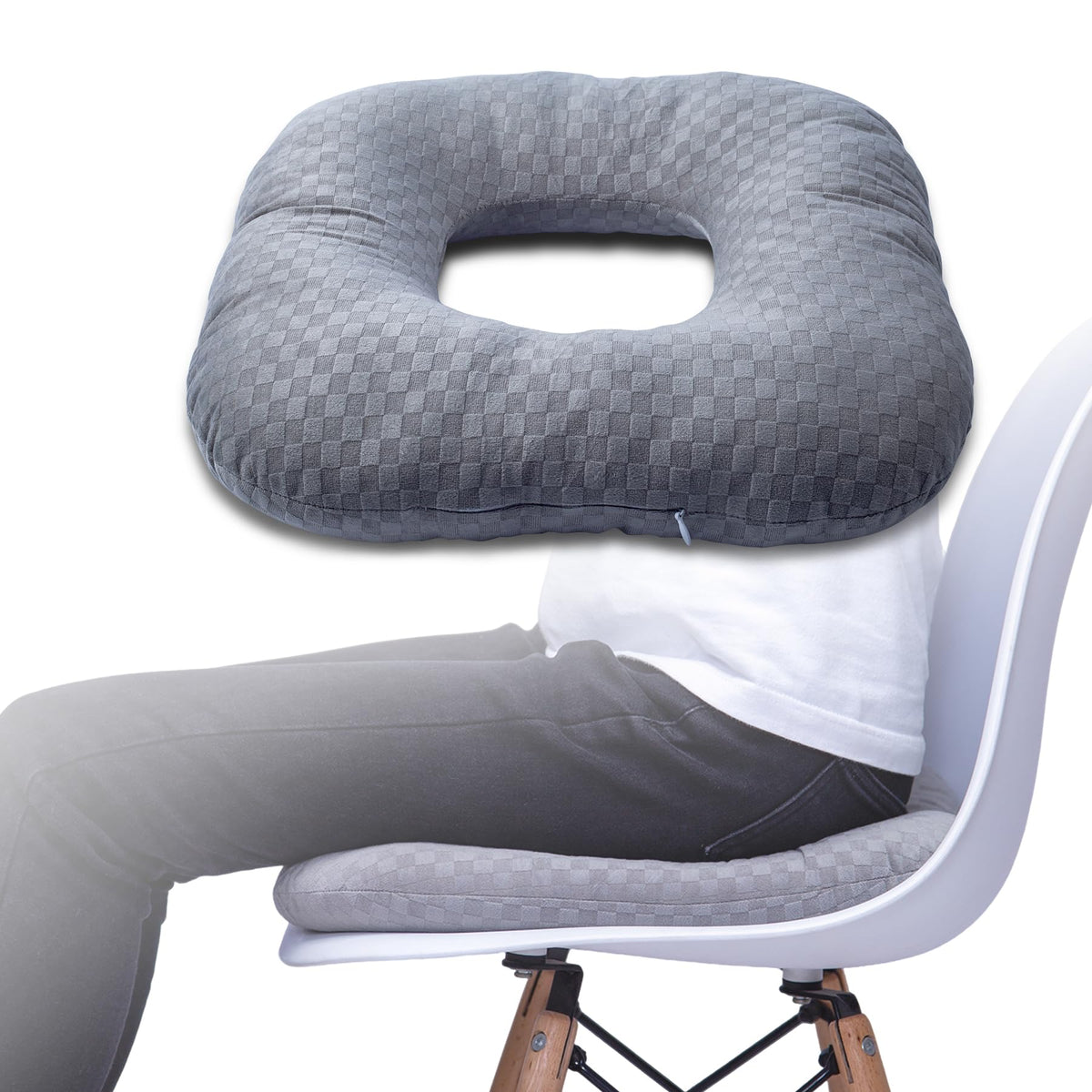 Hshbxd Donut Pillow, Tailbone Cushion for Wheelchair, Office and Travel