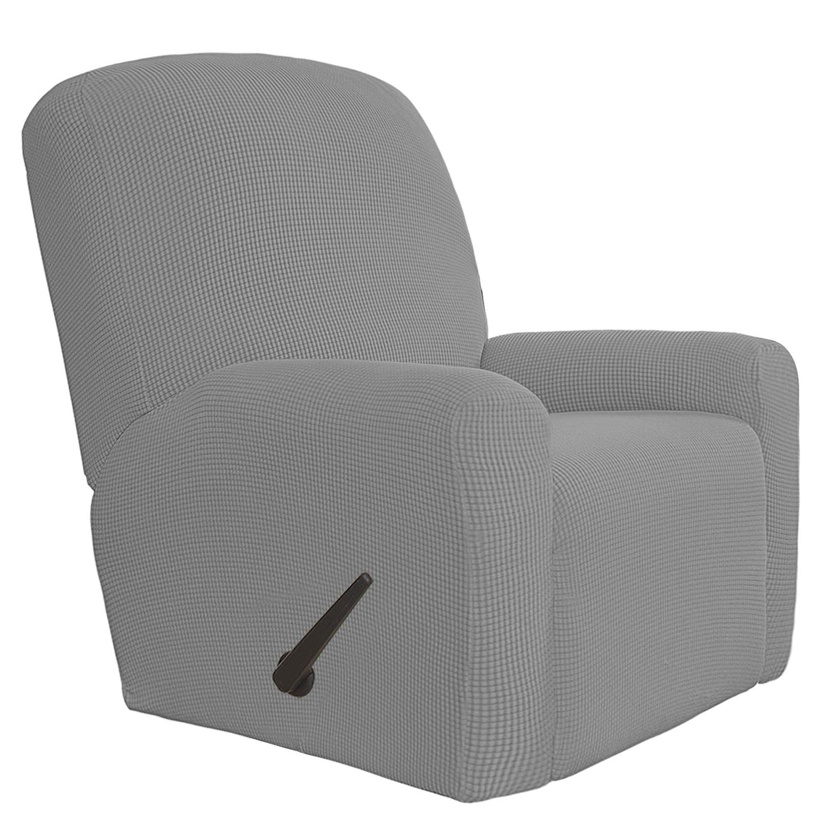 Easy-Going Stretch Recliner Chair Sofa Slipcover Washable Dark Gray