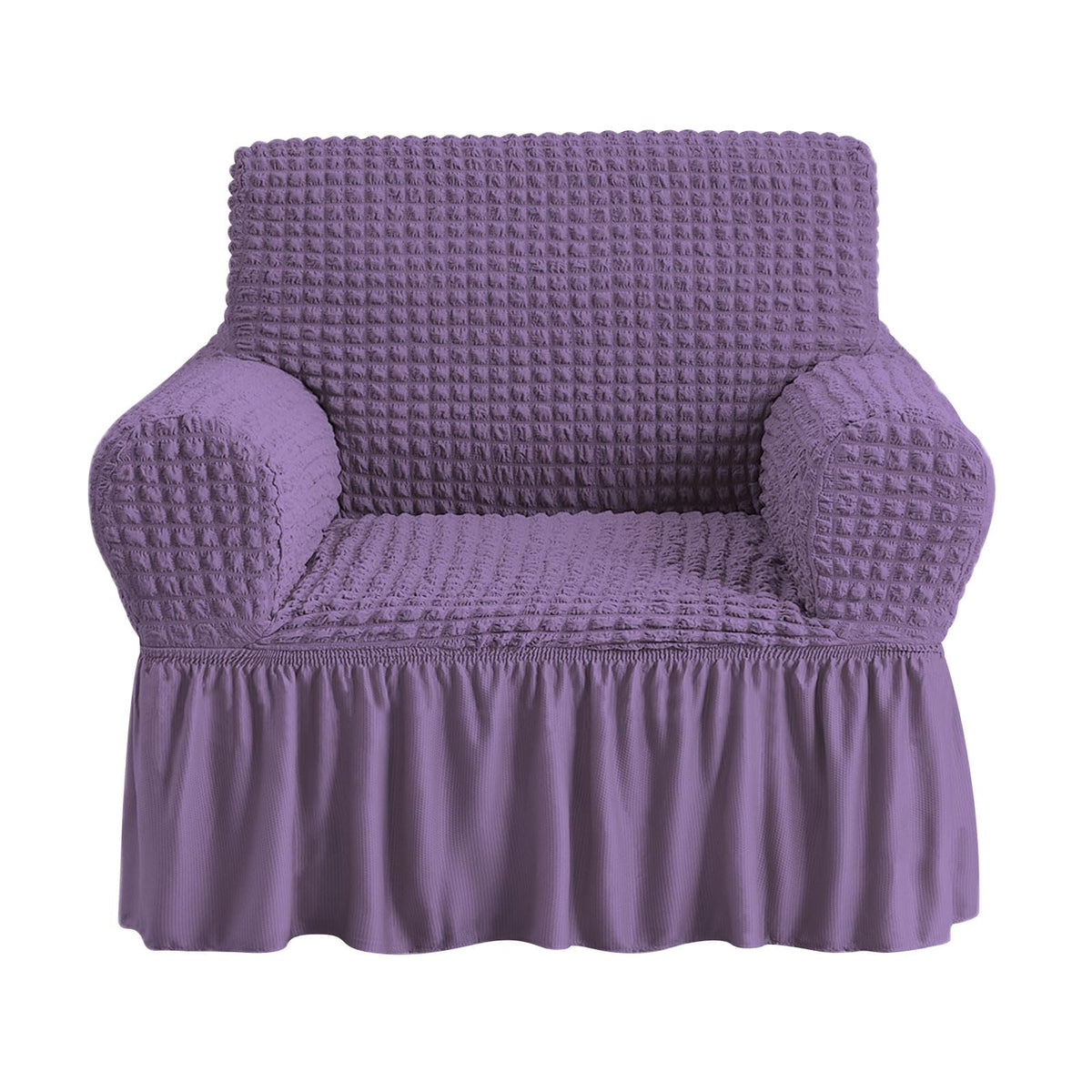 NICEEC Sofa Cover Wine Red Couch Cover Stretch Sofa Slipcovers with Skirt