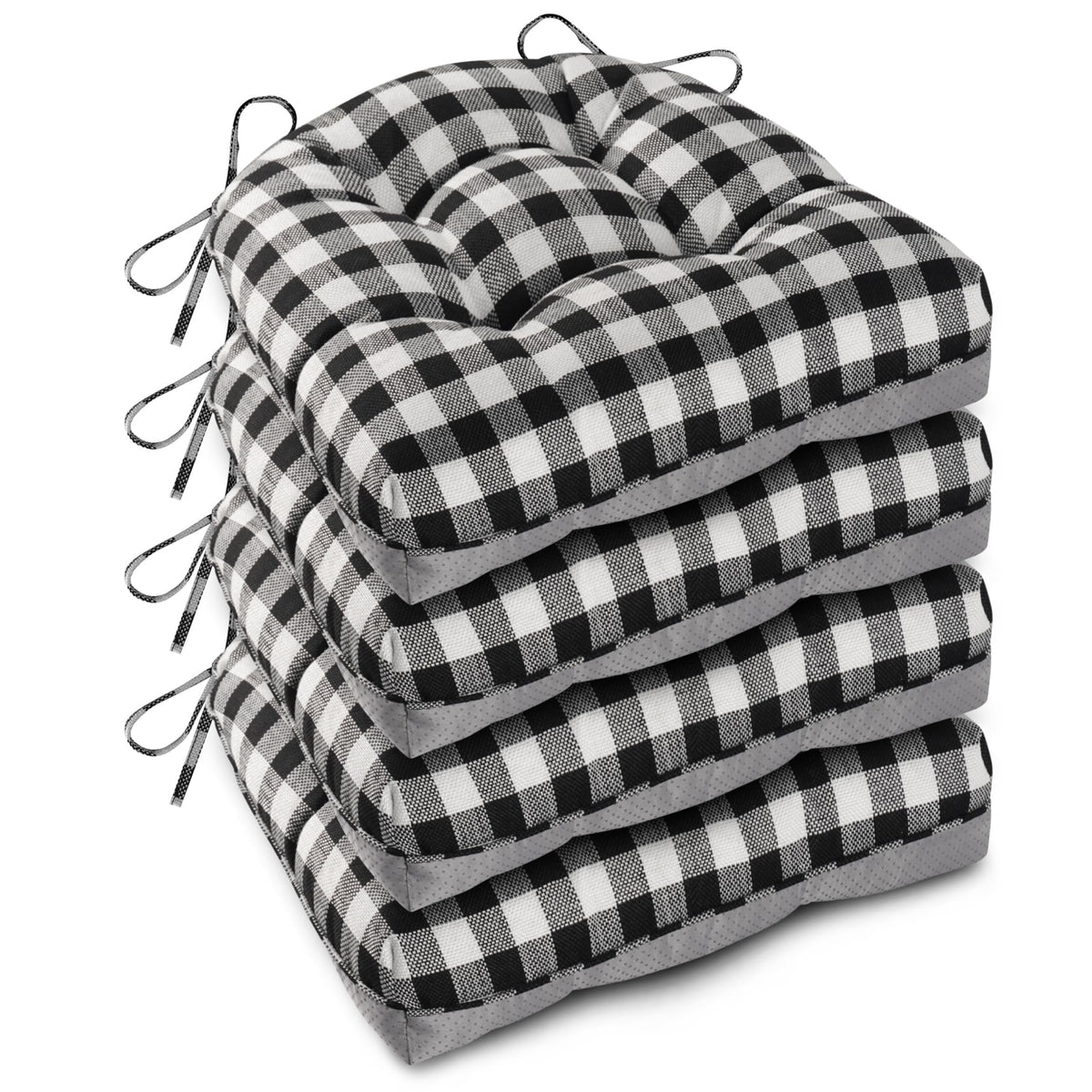 Chair Cushions for Dining Chairs Set of 4, 18"x18"x3", Coffee
