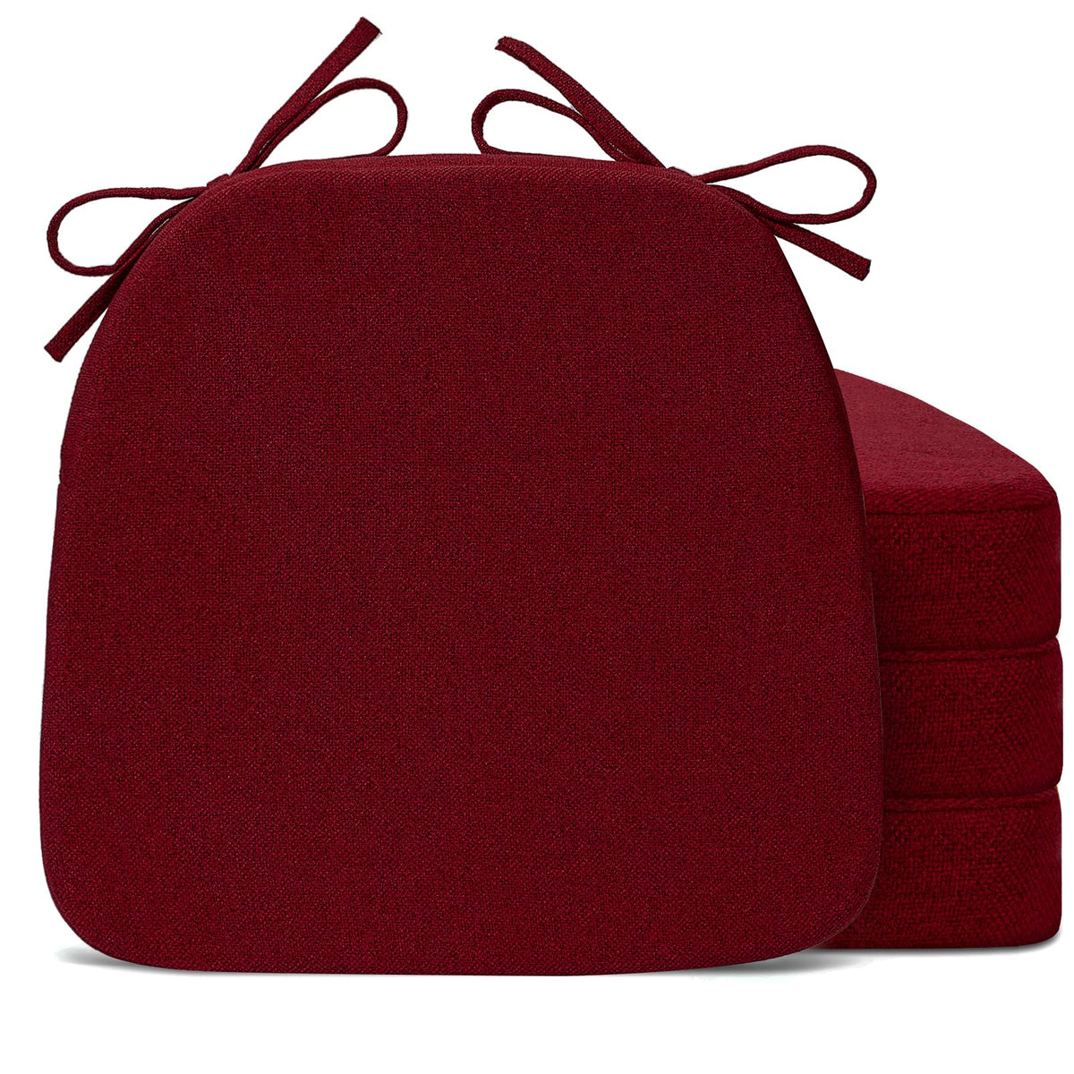 Sunsleek Chair Cushions for Dining Chairs D-Shaped Seat Cushions Chair Pads