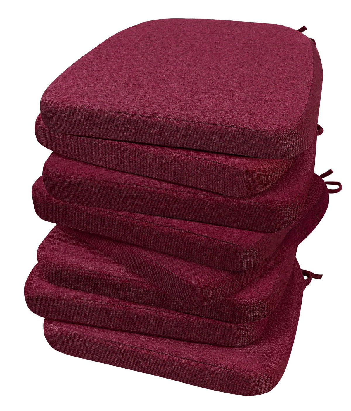AAAAAcessories Chair Cushions for Dining Chairs, 17 x 16 x 2 in, Set of 6