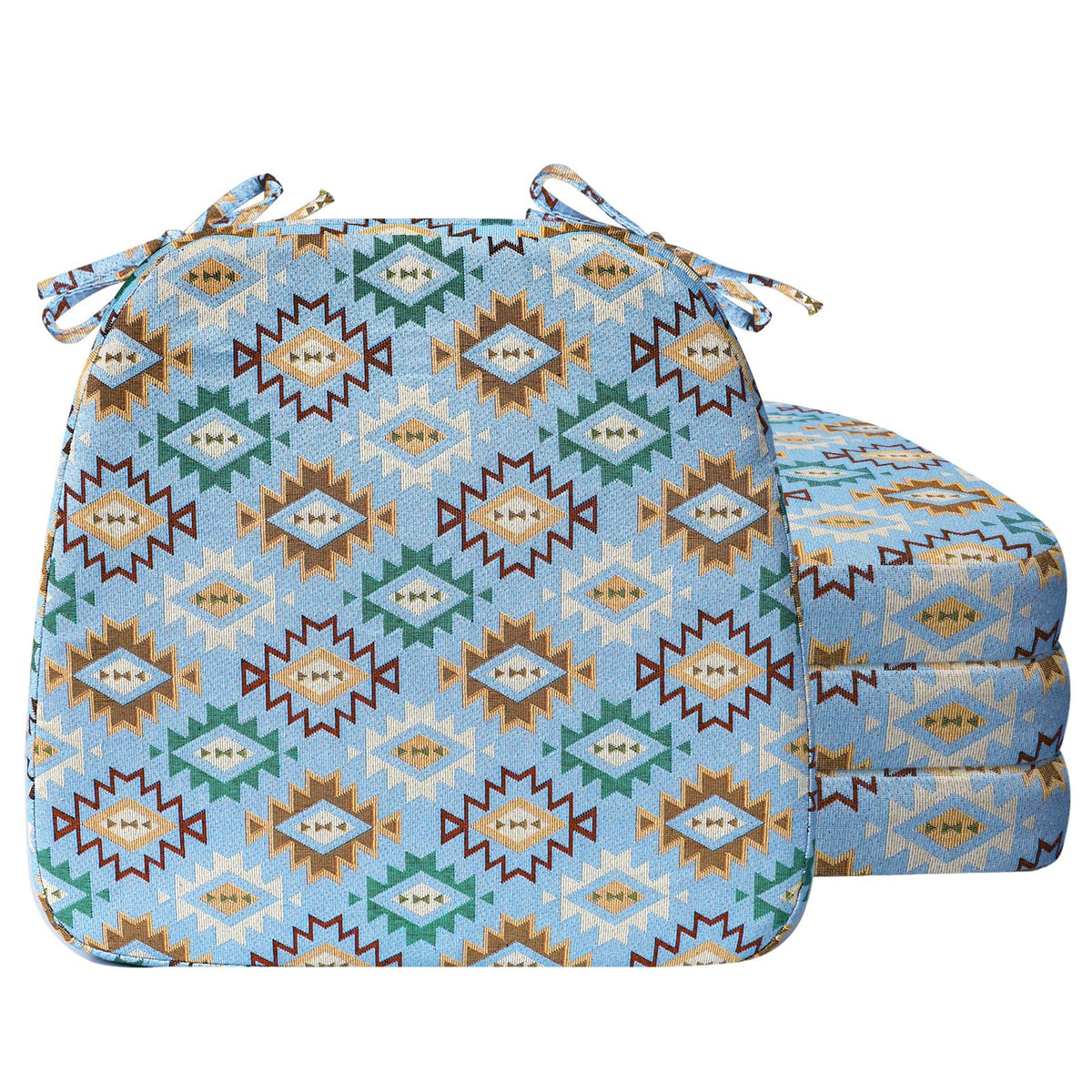 AAAAAcessories Chair Cushions for Dining Chairs, 17 x 16 x 2 in, Set of 6