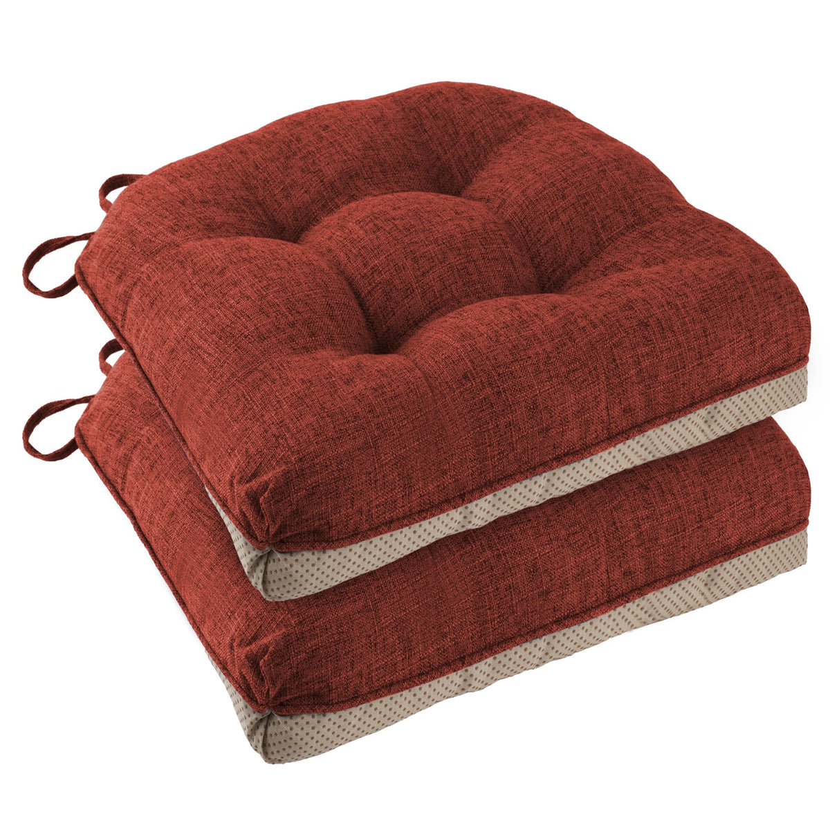 Chair Cushions for Dining Chairs Set of 4, 18"x18"x3", Coffee