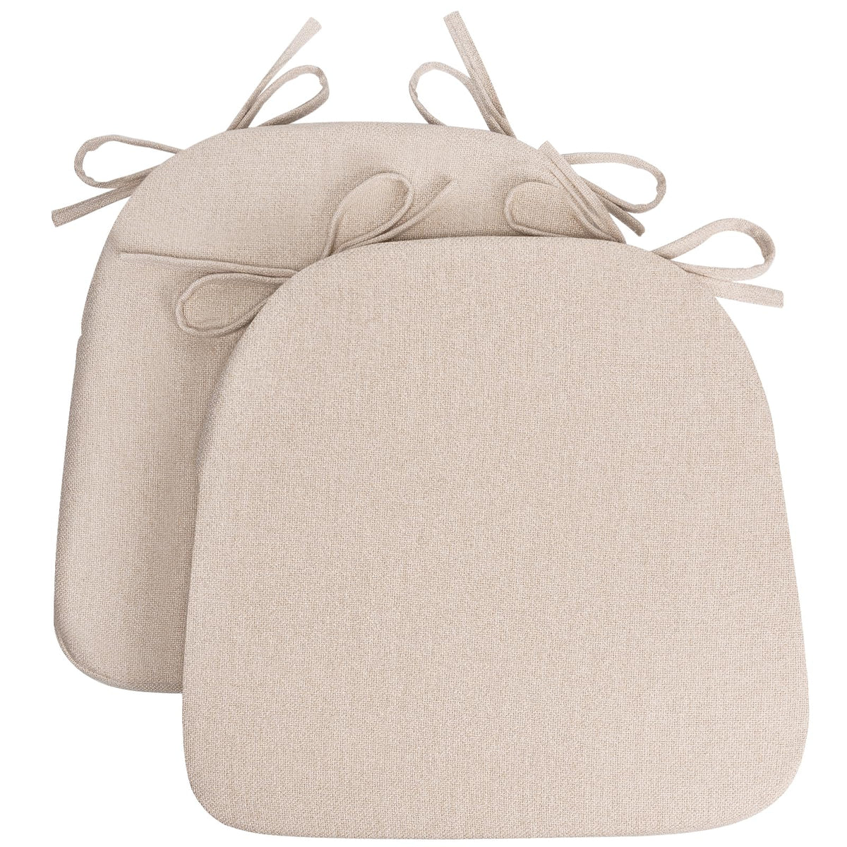 Sunsleek Chair Cushions for Dining Chairs D-Shaped Seat Cushions Chair Pads