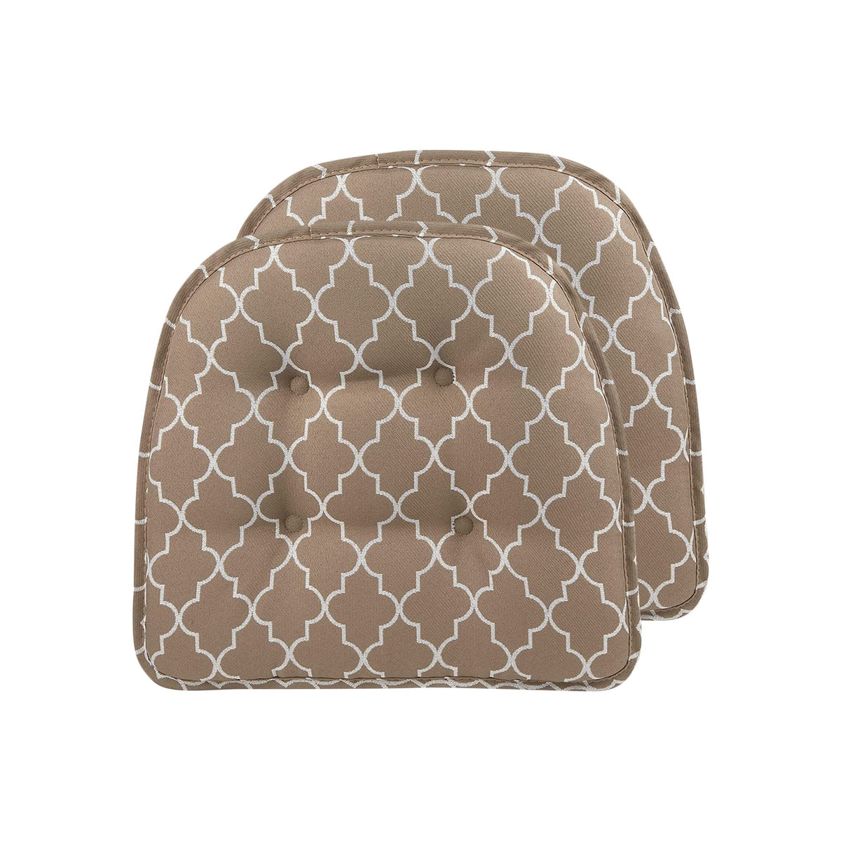 Non-Slip Chair Cushions, Assembled in USA, U-Shaped Skid-Proof Seat Pads for Dining Room, Kitchen, Office, 15"x16"