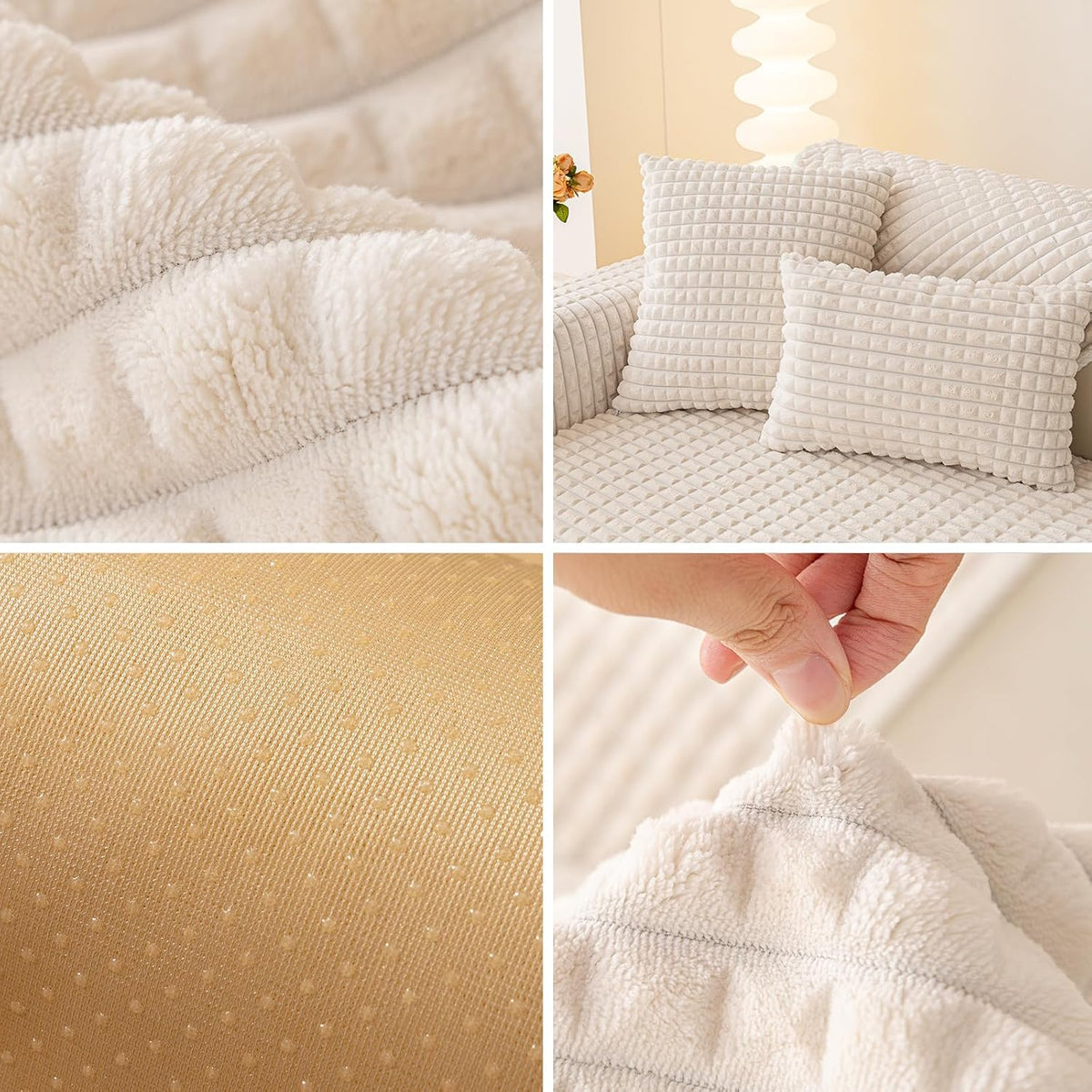 Soft Velvet Couch Arm Covers Washable(1PC, 27.6"x27.6")