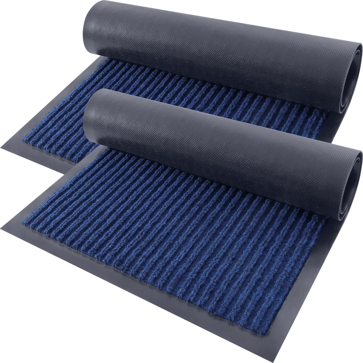 OLANLY 2-Pack Front Door Mats 29.5x17, Waterproof Heavy-Duty Doormats