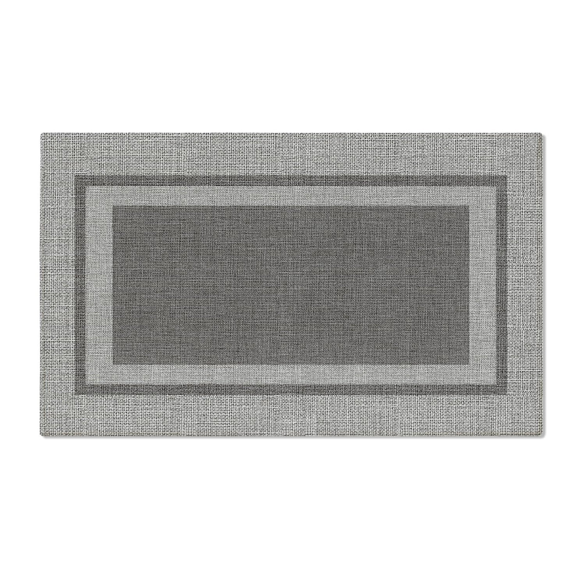 Artoid Mode Beige Absorbent Rectangle Non-Skid Doormat, Home Mats Non Slip Washable Natural Rubber Back Door Mat Floor Mat for 17x29 Inch