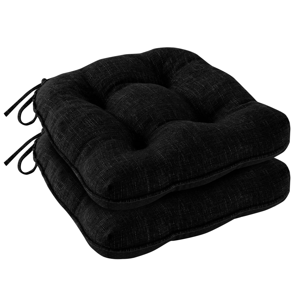 IPYNBAP Chair Cushions for Dining Chairs Set of 4, 15.5"x15.5"x4", Navy