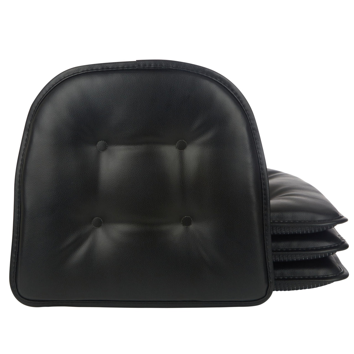 Non-Slip Chair Cushions, Assembled in USA, U-Shaped Skid-Proof Seat Pads for Dining Room, Kitchen, Office, 15"x16"