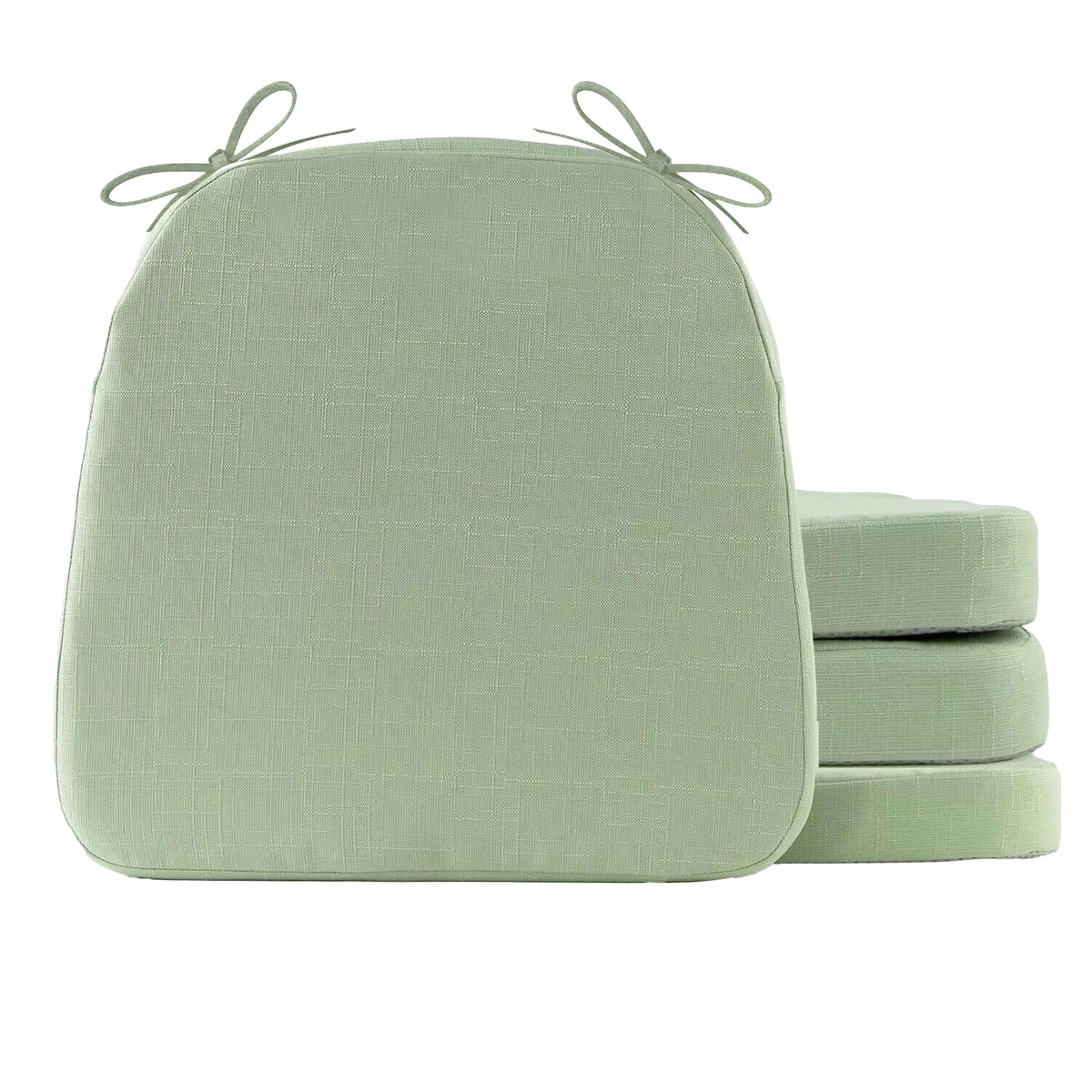 Battilo Chair Cushions for Dining Chairs, 16"x16"x2", Set of 2, Sage Green