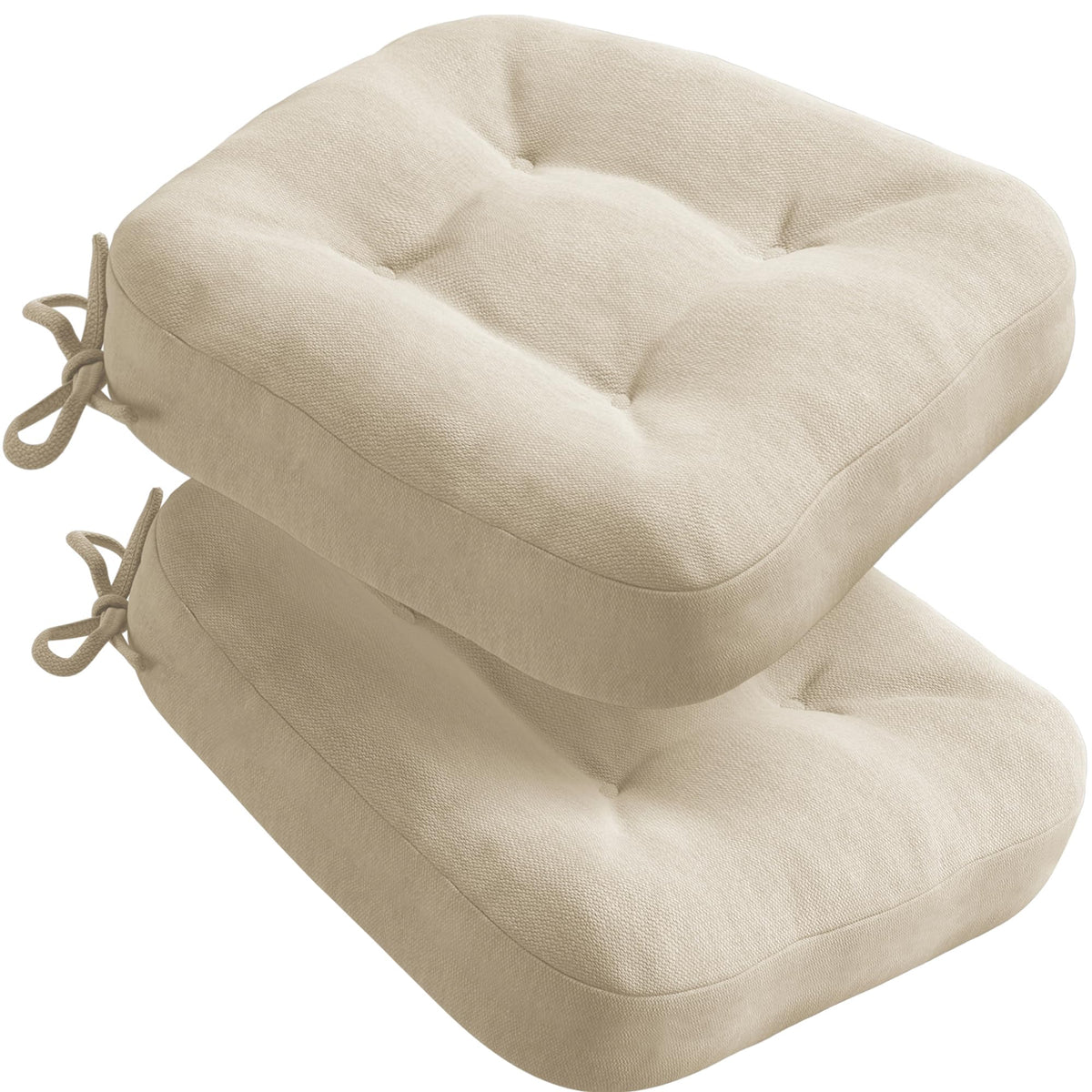 Codi Dining Chair Cushions 4 Pack, Thick Memory Foam Kitchen Seat Pads