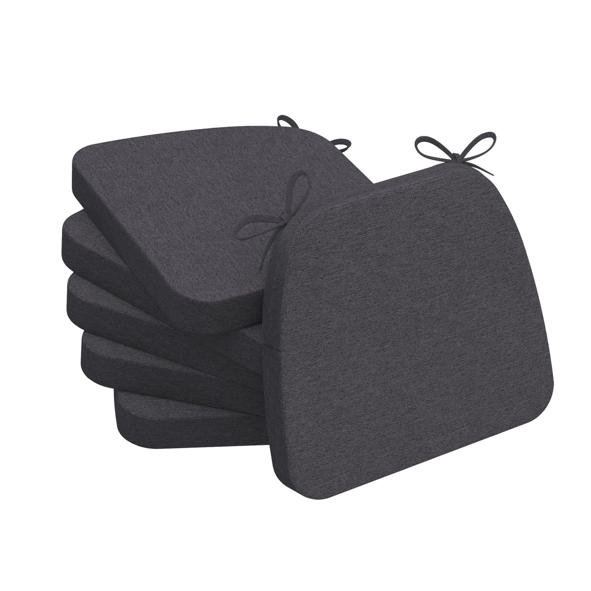 AAAAAcessories Chair Cushions for Dining Chairs, 17 x 16 x 2 in, Set of 6