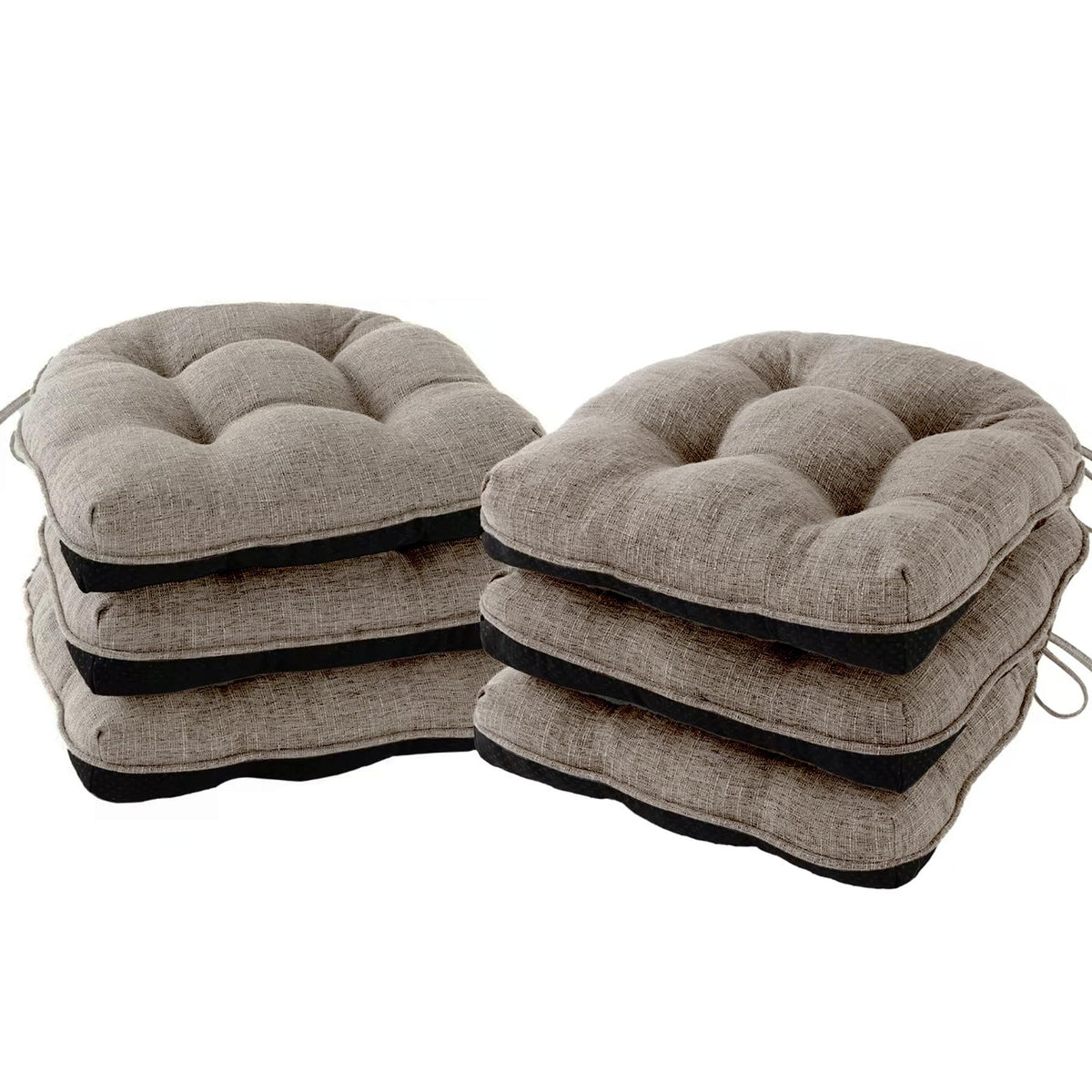 IPYNBAP Chair Cushions for Dining Chairs Set of 4, 15.5"x15.5"x4", Navy