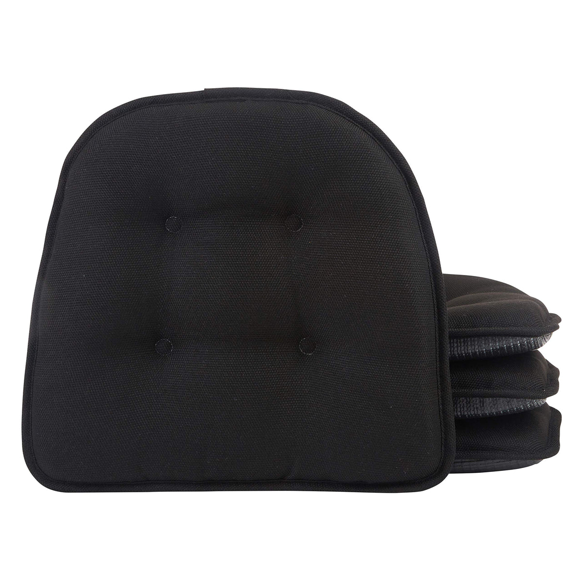 Non-Slip Chair Cushions, Assembled in USA, U-Shaped Skid-Proof Seat Pads for Dining Room, Kitchen, Office, 15"x16"