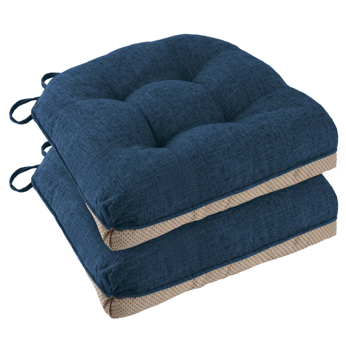 Chair Cushions for Dining Chairs Set of 4, 18"x18"x3", Coffee