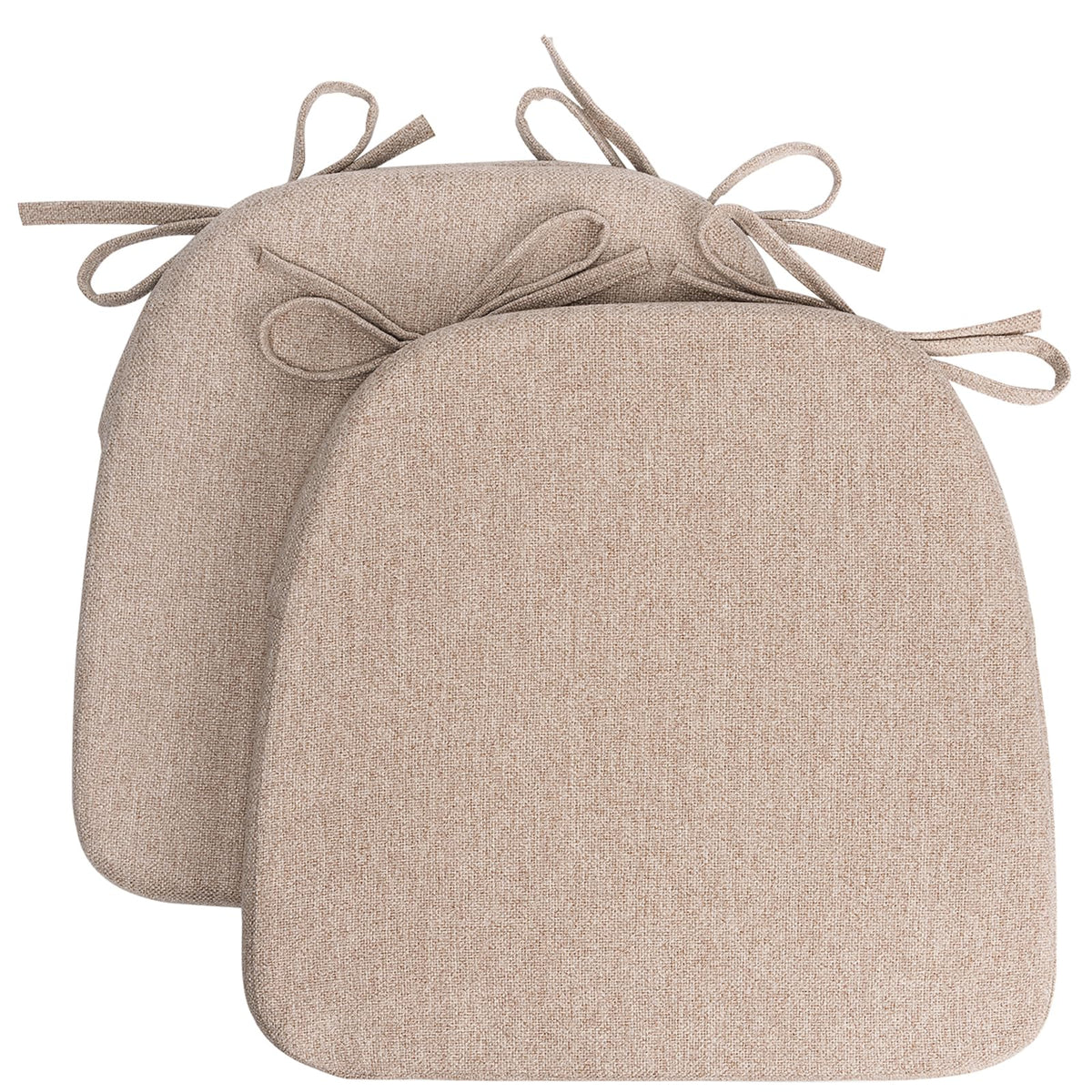 Sunsleek Chair Cushions for Dining Chairs D-Shaped Seat Cushions Chair Pads