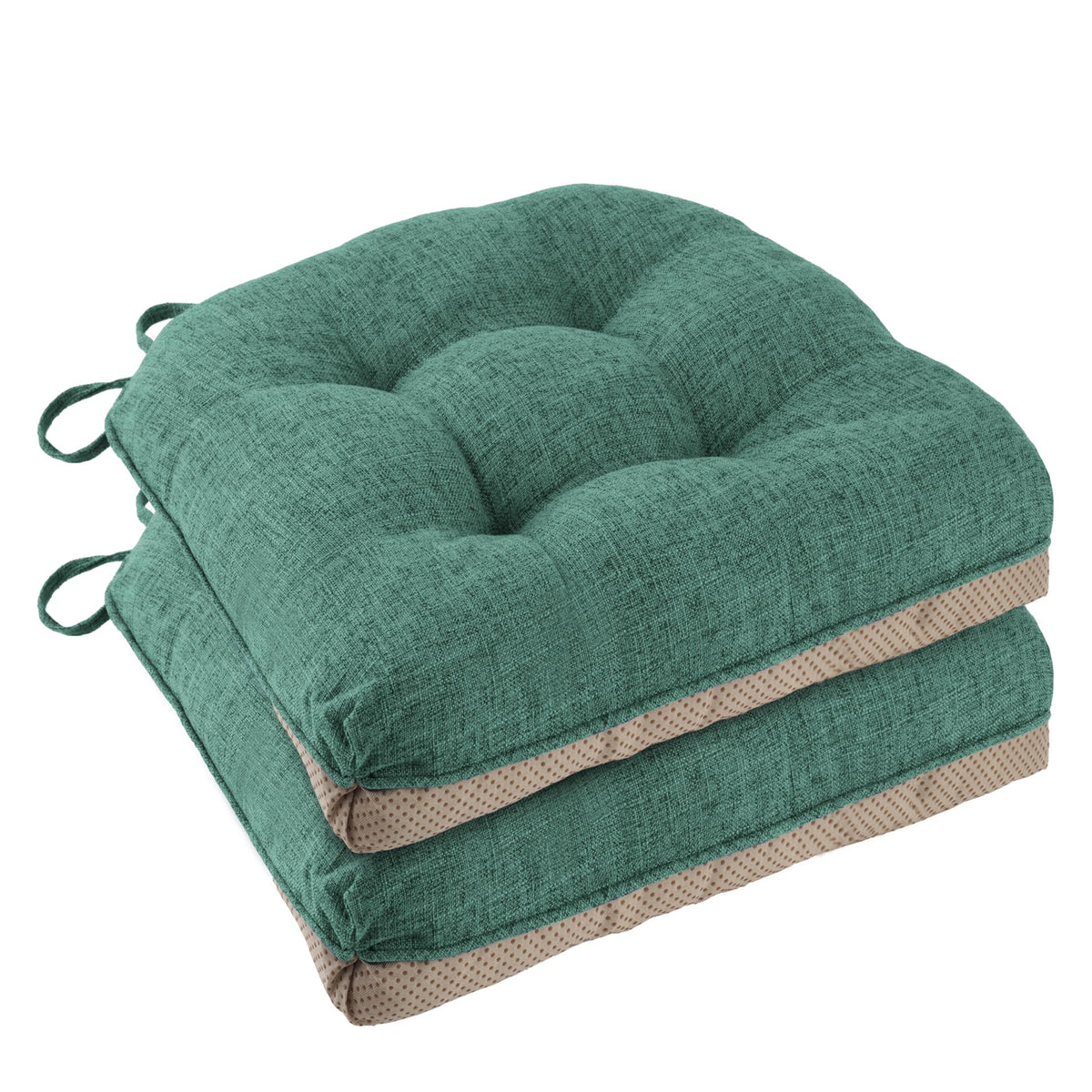 Chair Cushions for Dining Chairs Set of 4, 18"x18"x3", Coffee