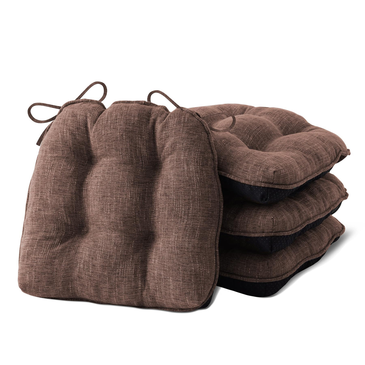 IPYNBAP Chair Cushions for Dining Chairs Set of 4, 15.5"x15.5"x4", Navy