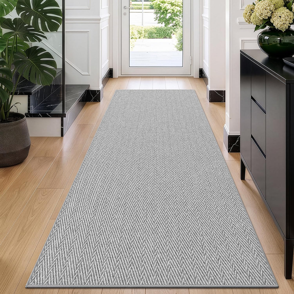 LUMI Ultra Thin Indoor Door Mat 24"x36", Entrance Doormat, Beige