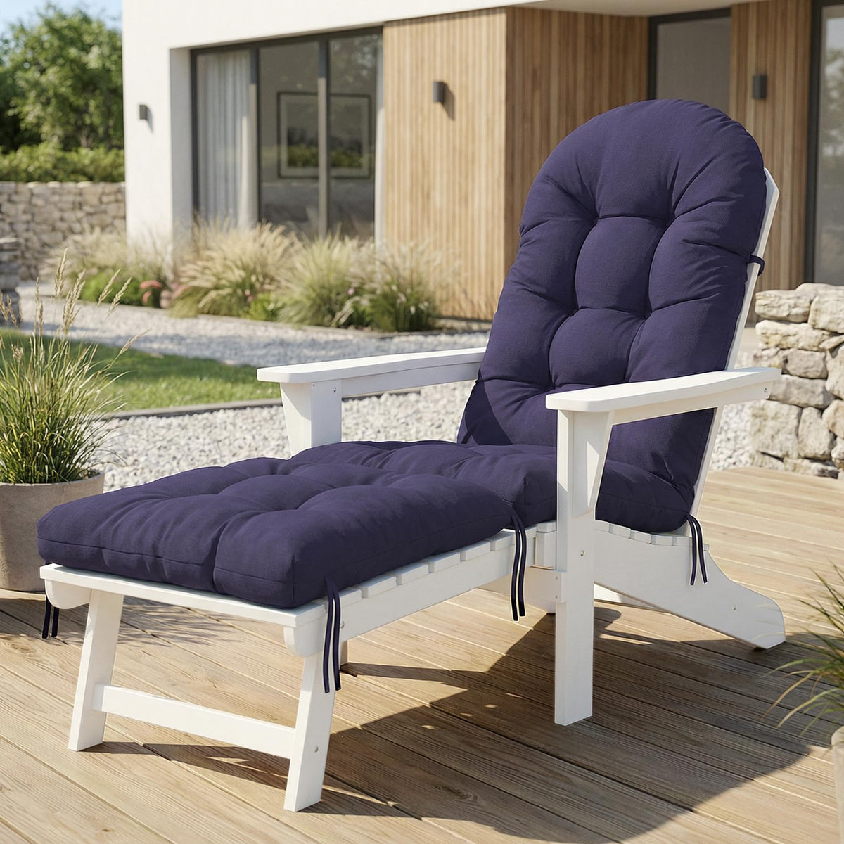 mudilun Adirondack Chair Cushion Waterproof 44x19x4in Rocking Chair Pads