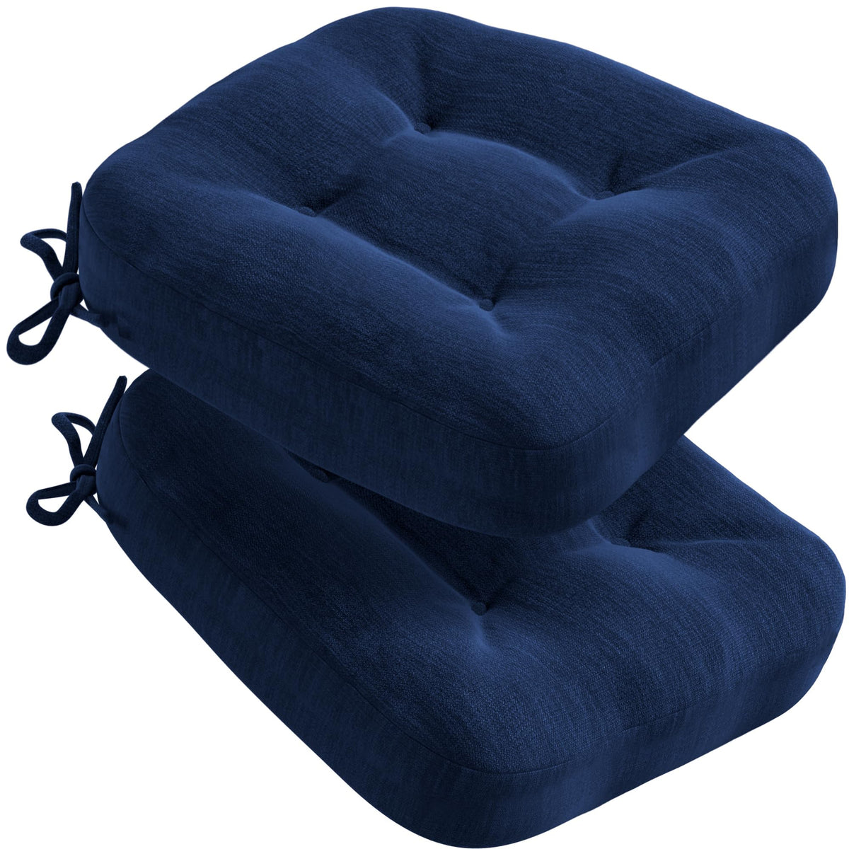 Codi Dining Chair Cushions 4 Pack, Thick Memory Foam Kitchen Seat Pads