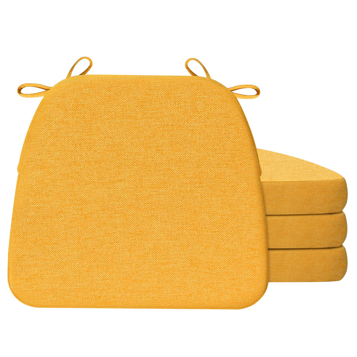 AAAAAcessories Chair Cushions for Dining Chairs, 17 x 16 x 2 in, Set of 6