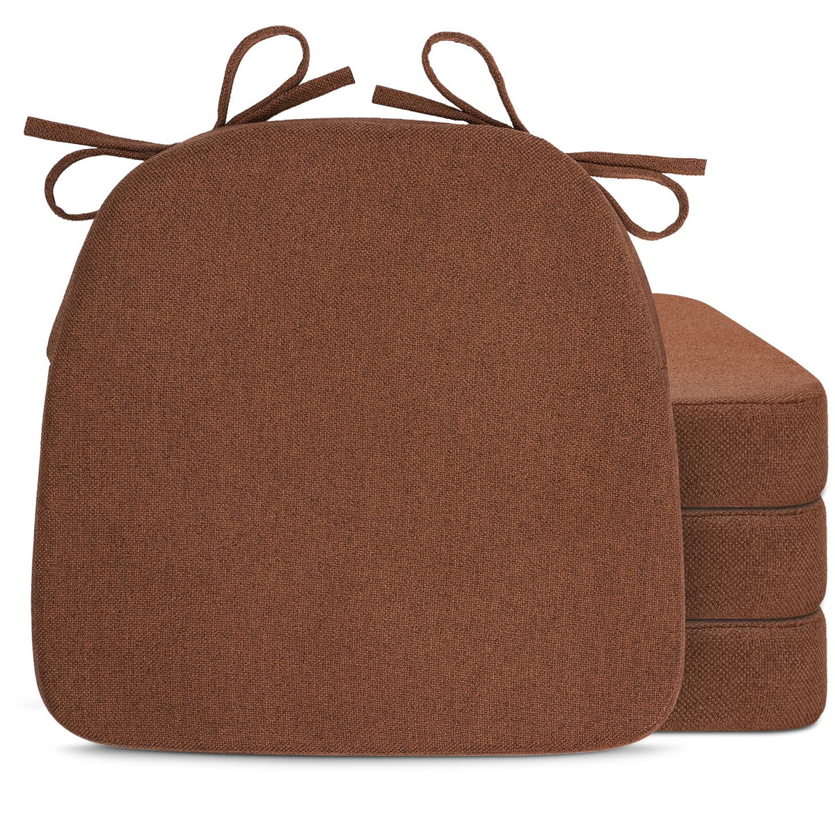 Sunsleek Chair Cushions for Dining Chairs D-Shaped Seat Cushions Chair Pads