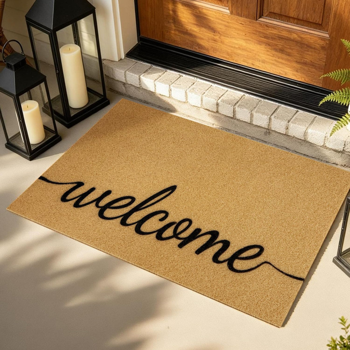 Halloween Door Mat, Non Slip Front Welcome Mat Outdoor Indoor 17x30