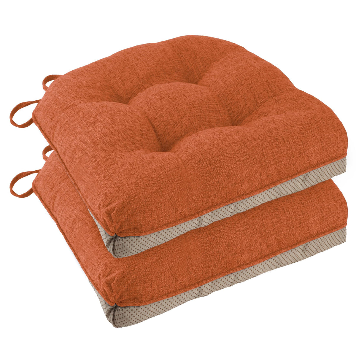 Chair Cushions for Dining Chairs Set of 4, 18"x18"x3", Coffee