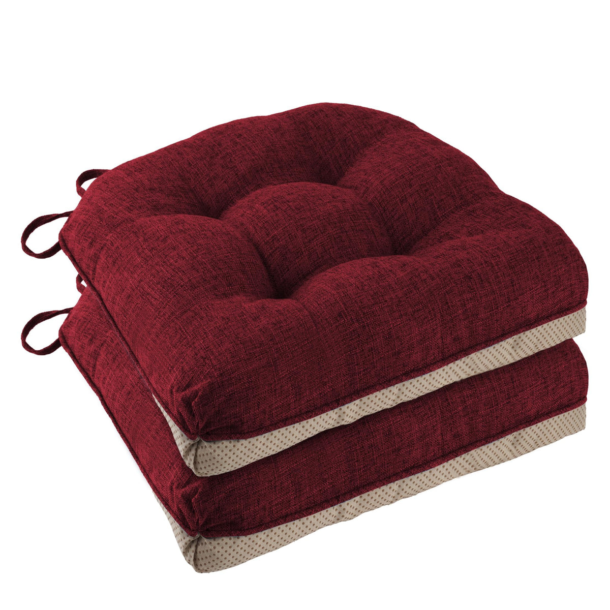Chair Cushions for Dining Chairs Set of 4, 18"x18"x3", Coffee