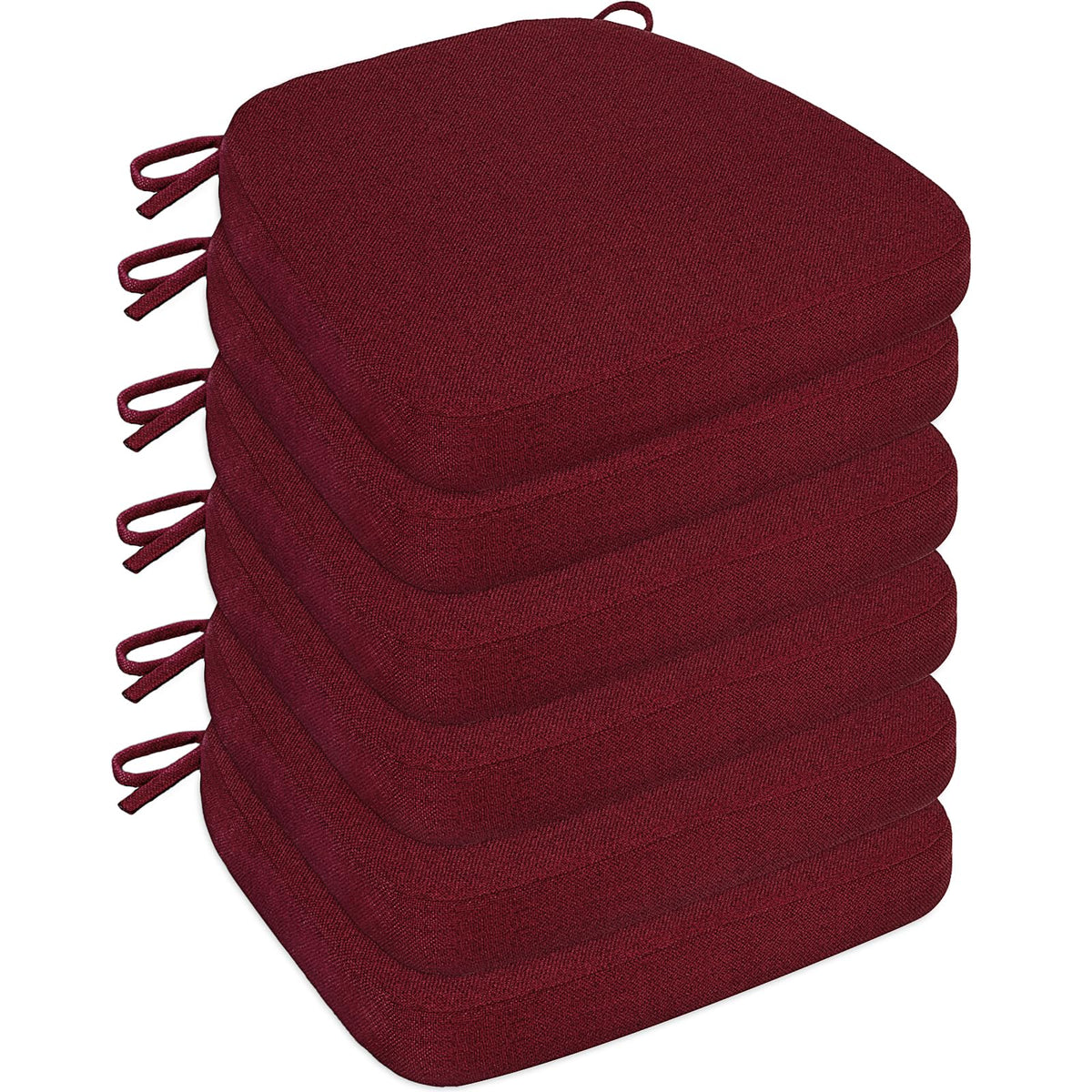 Sunsleek Chair Cushions for Dining Chairs D-Shaped Seat Cushions Chair Pads