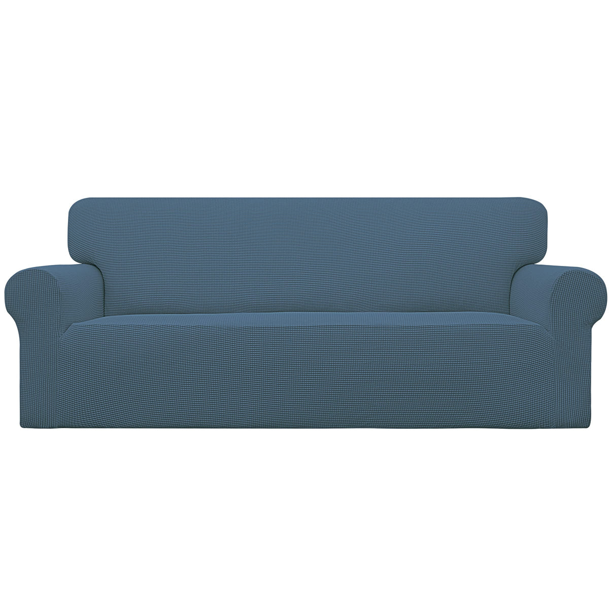 Easy-Going Stretch Loveseat Couch Covers Washable Dark Gray