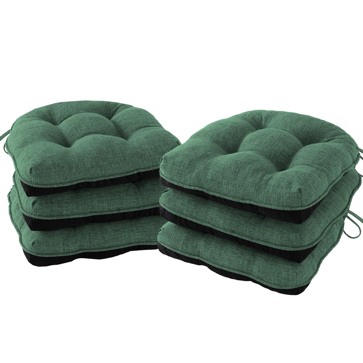 IPYNBAP Chair Cushions for Dining Chairs Set of 4, 15.5"x15.5"x4", Navy