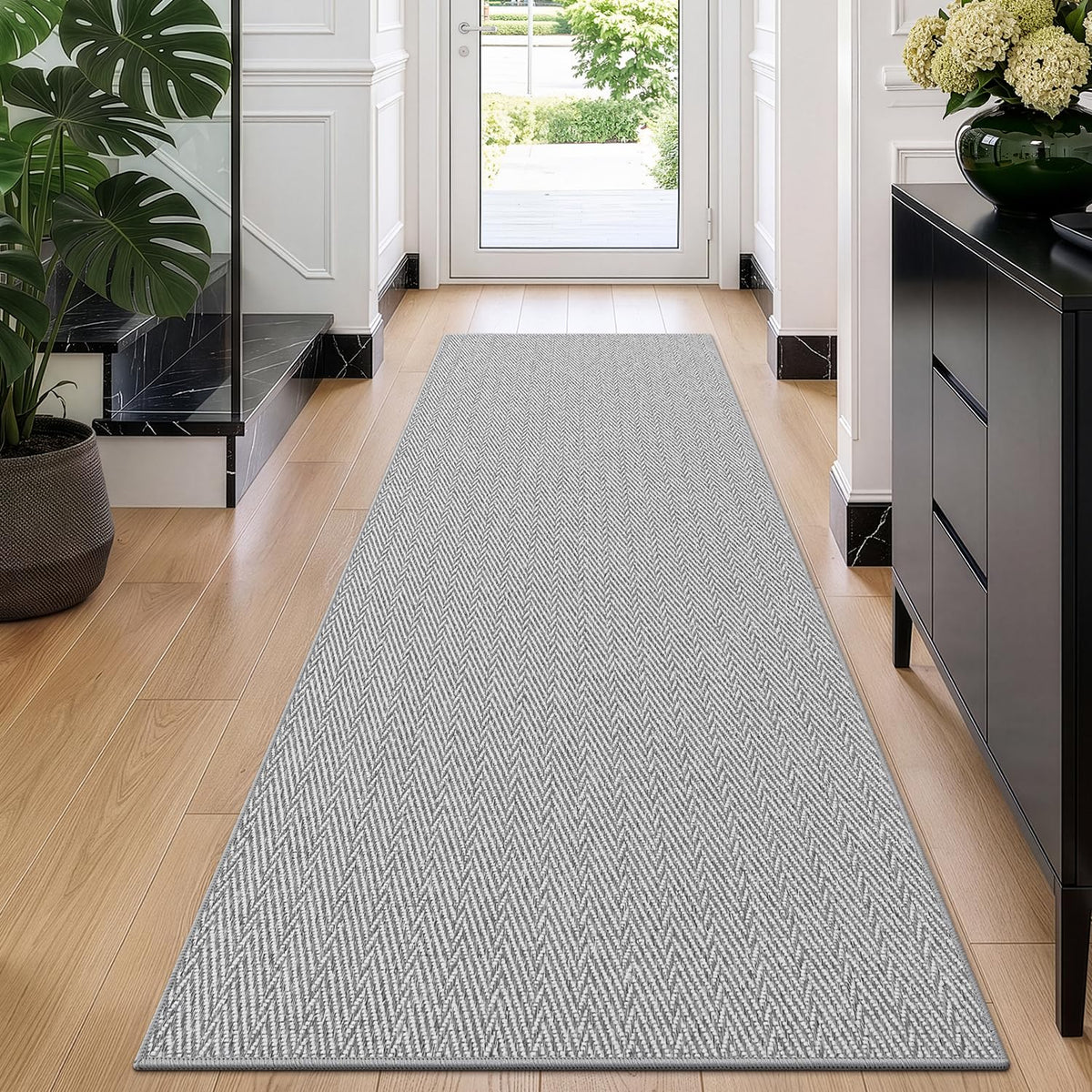 LUMI Ultra Thin Indoor Door Mat 24"x36", Entrance Doormat, Beige